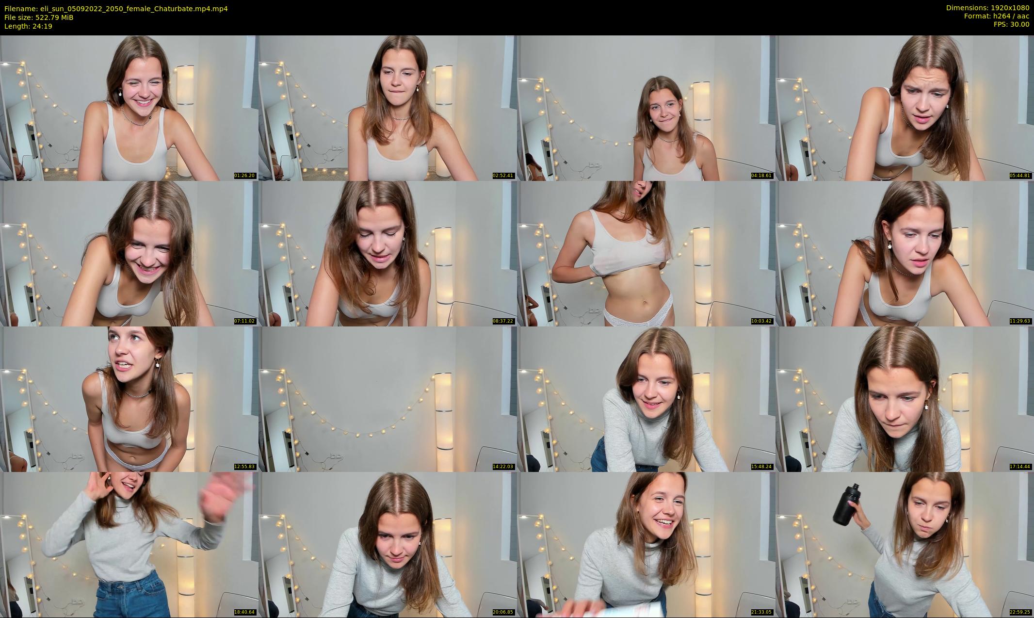 eli_sun — 25 minute Chaturbate female cam show recording, 1080p, Sep 5, 2022