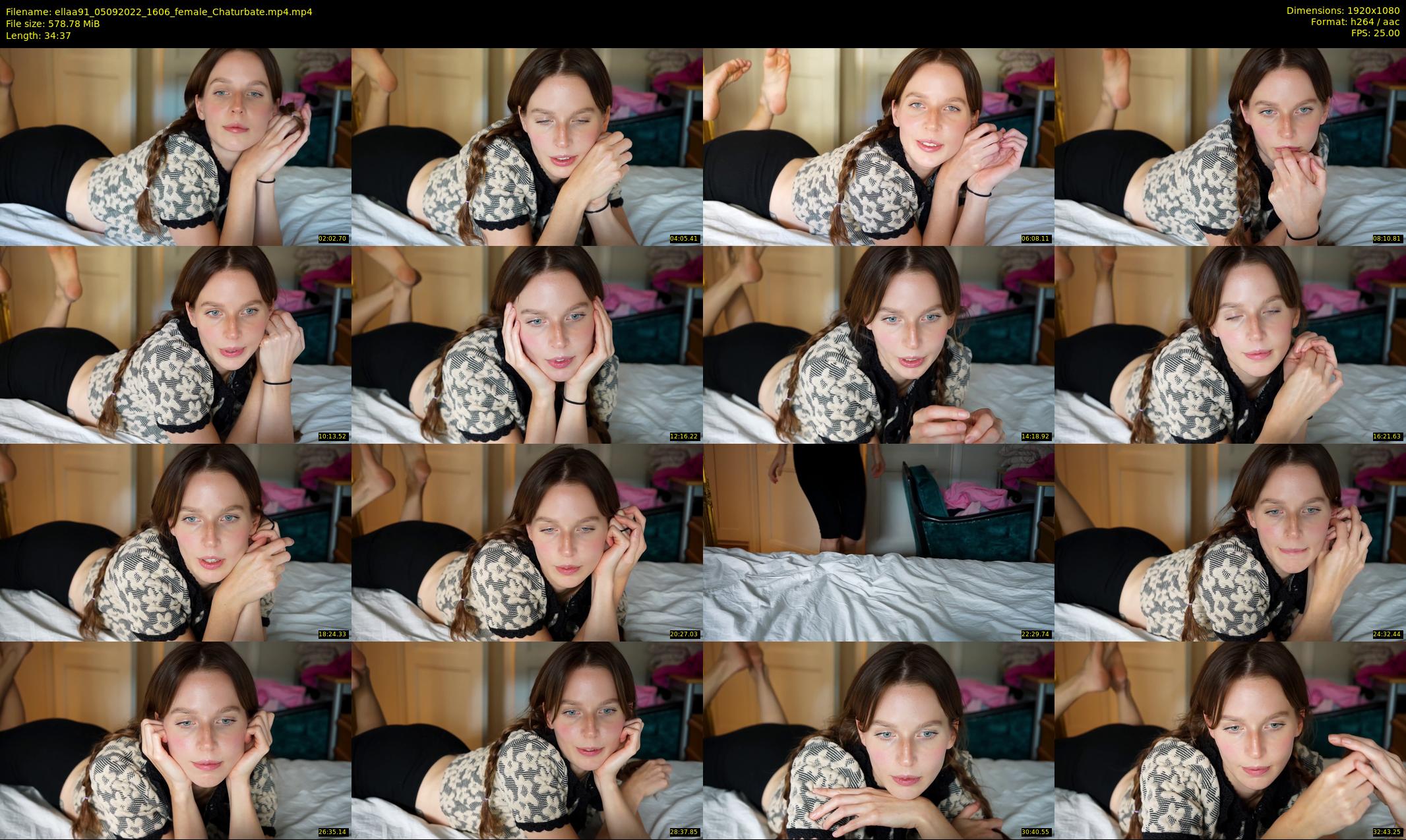 ellaa91 — 35 minute Chaturbate female cam show recording, 1080p, Sep 5, 2022