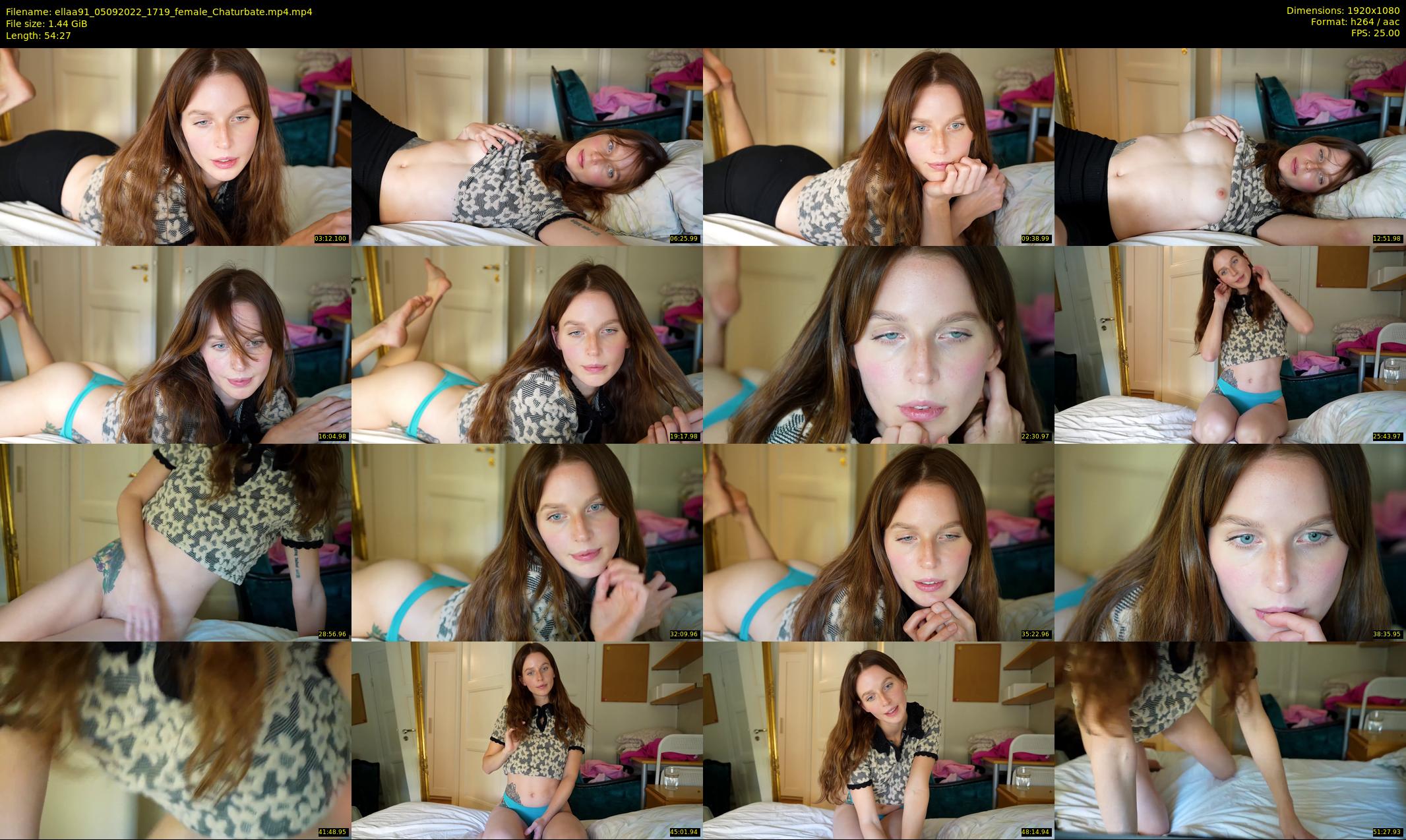 ellaa91 — 55 minute Chaturbate female cam show recording, 1080p, Sep 5, 2022