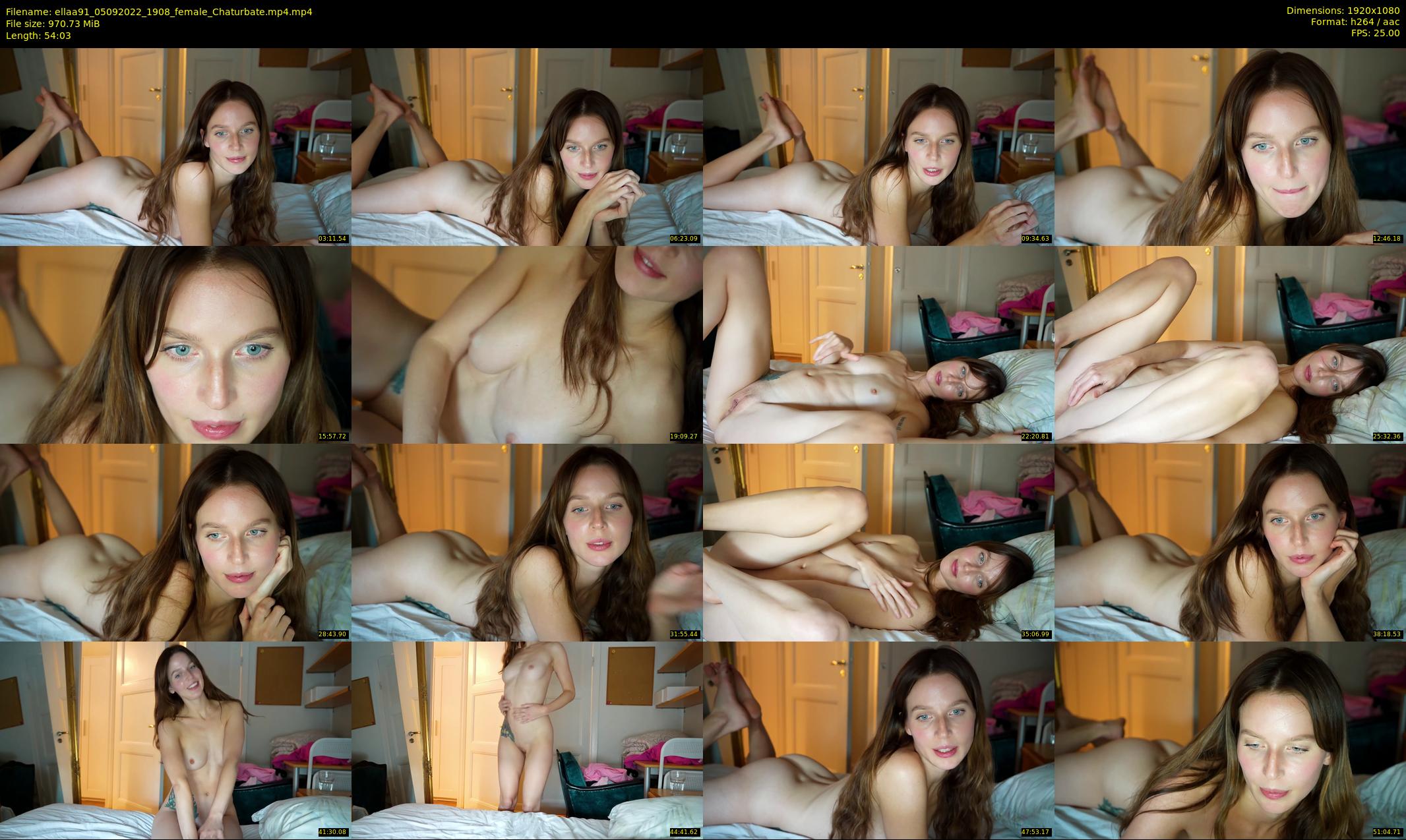 ellaa91 — 55 minute Chaturbate female cam show recording, 1080p, Sep 5, 2022