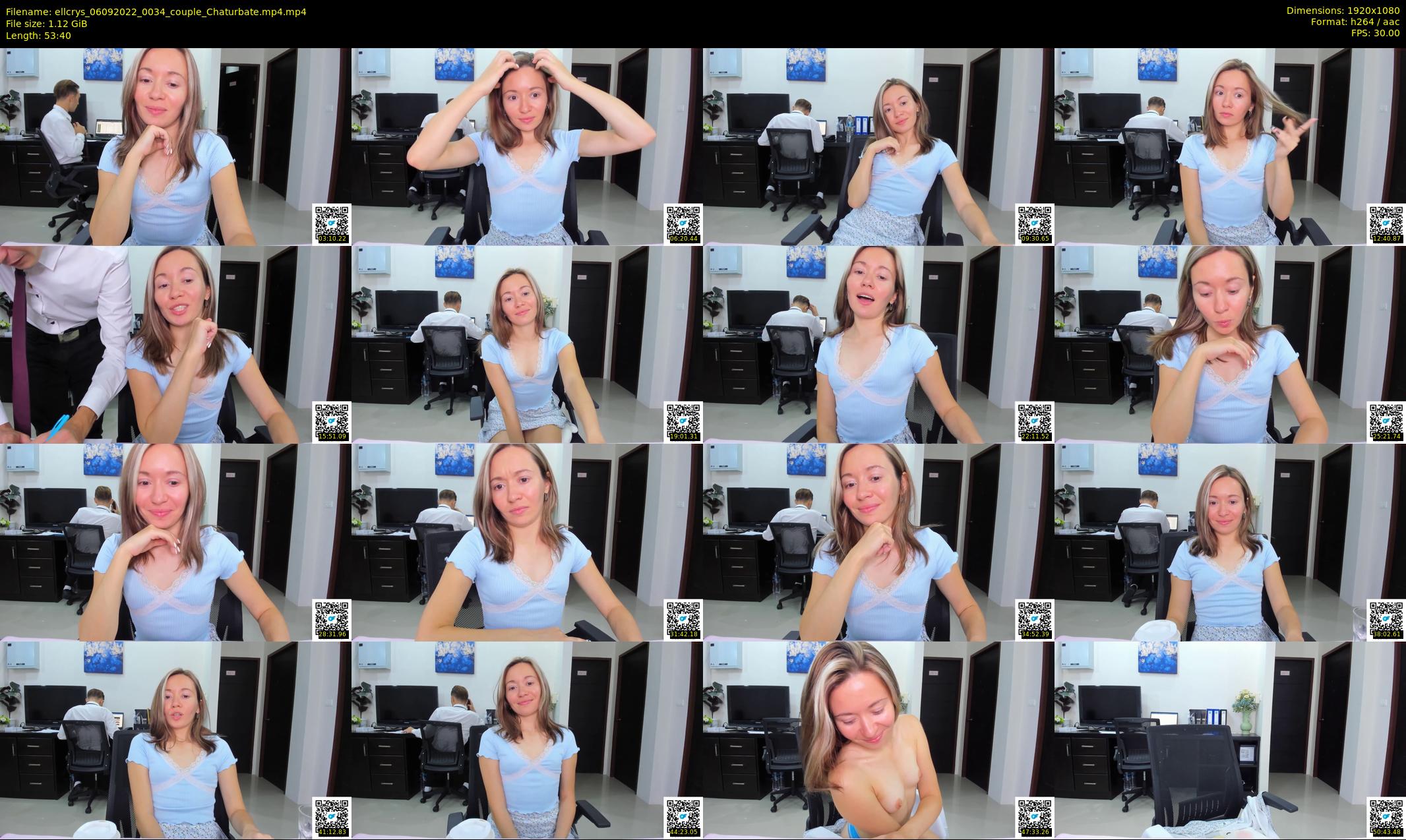 ellcrys — 54 minute Chaturbate couple cam show recording, 1080p, Sep 6, 2022