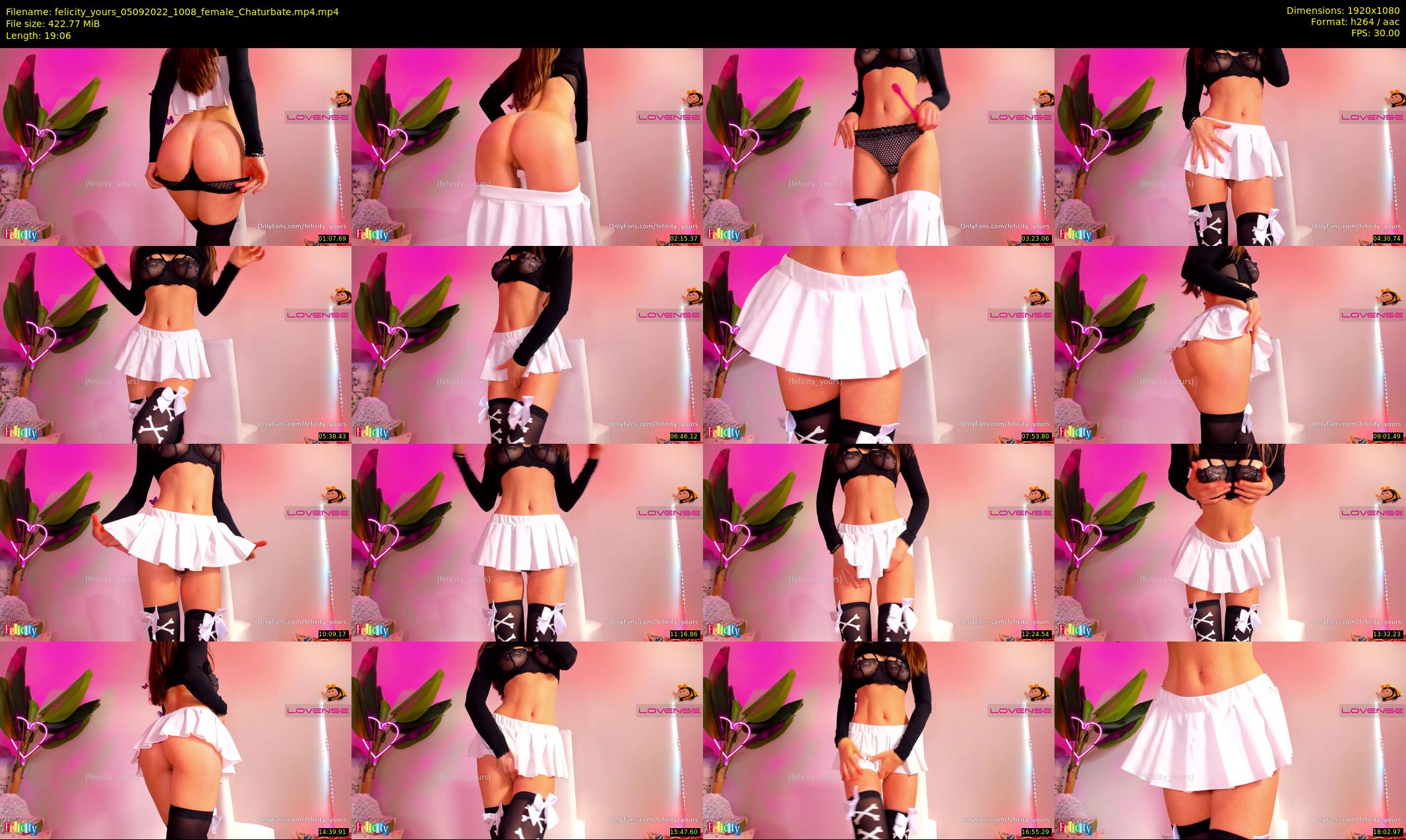 felicity_yours — 20 minute Chaturbate female cam show recording, 1080p, Sep 5, 2022