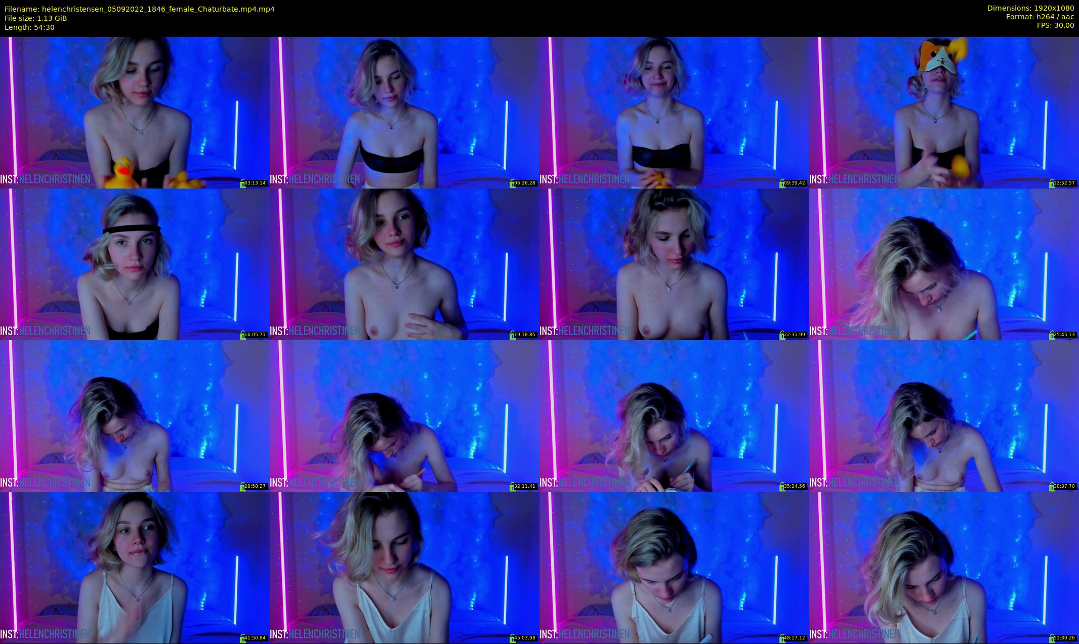 helenchristensen — 55 minute Chaturbate female cam show recording, 1080p, Sep 5, 2022