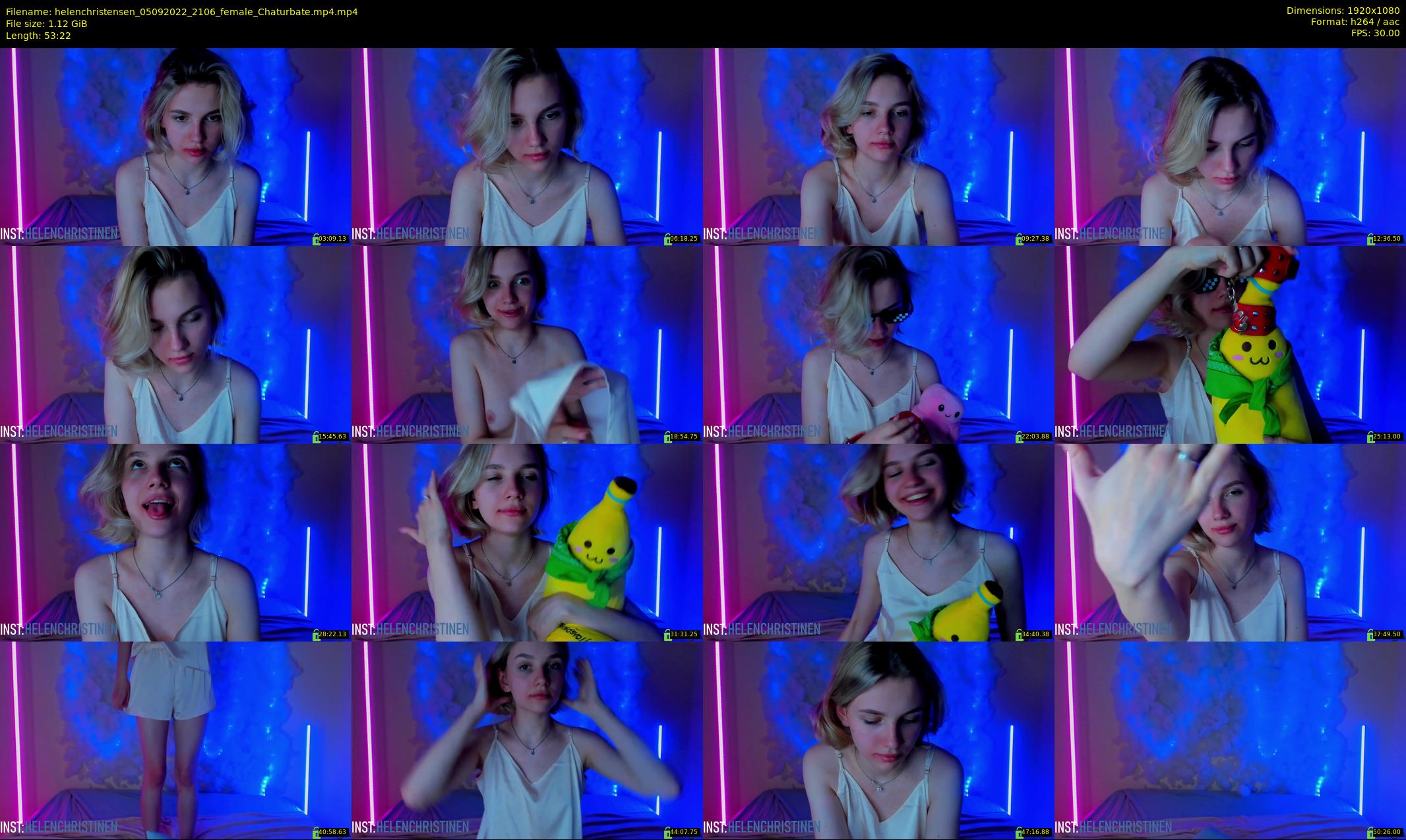 helenchristensen — 54 minute Chaturbate female cam show recording, 1080p, Sep 5, 2022