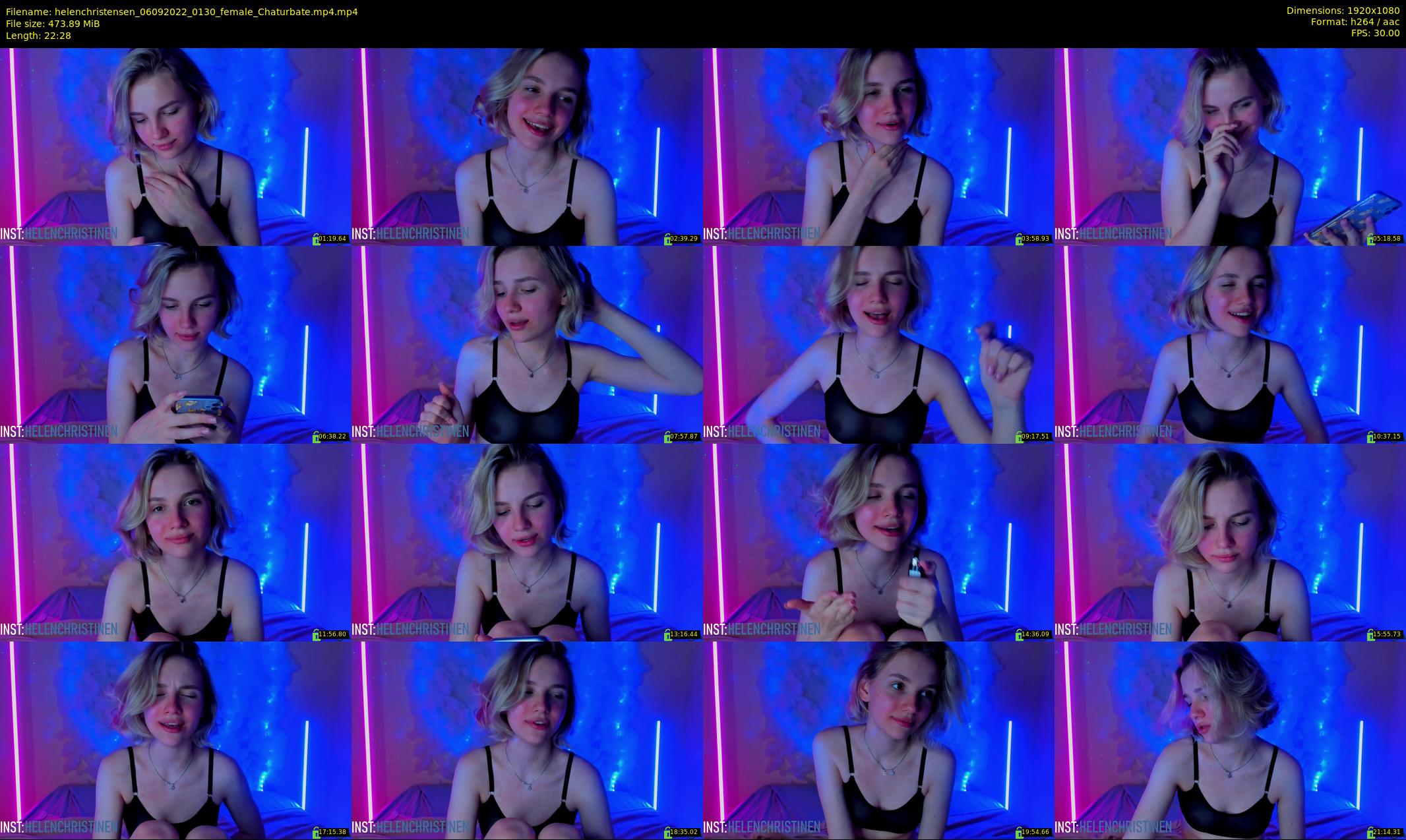 helenchristensen — 23 minute Chaturbate female cam show recording, 1080p, Sep 6, 2022