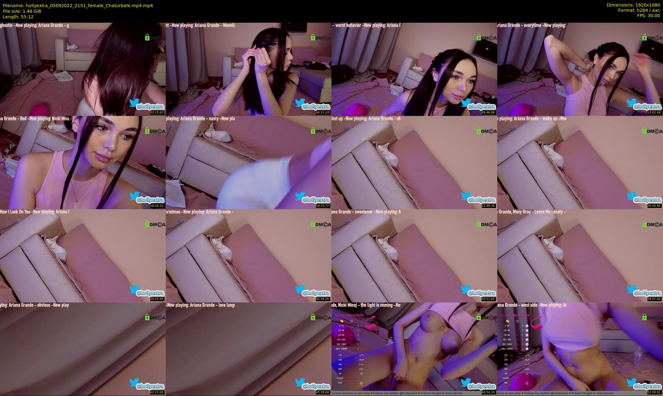 hollyextra — 56 minute Chaturbate female cam show recording, 1080p, Sep 5, 2022