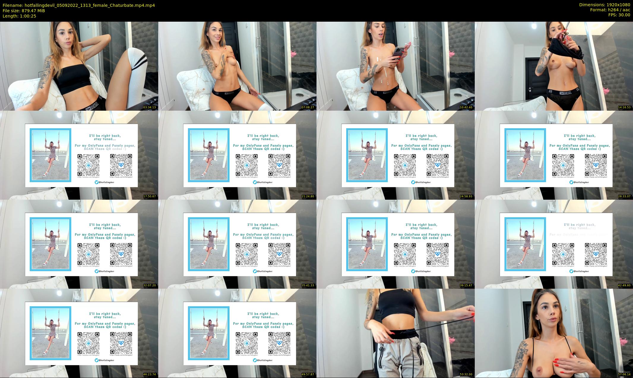 hotfallingdevil — 61 minute Chaturbate female cam show recording, 1080p, Sep 5, 2022