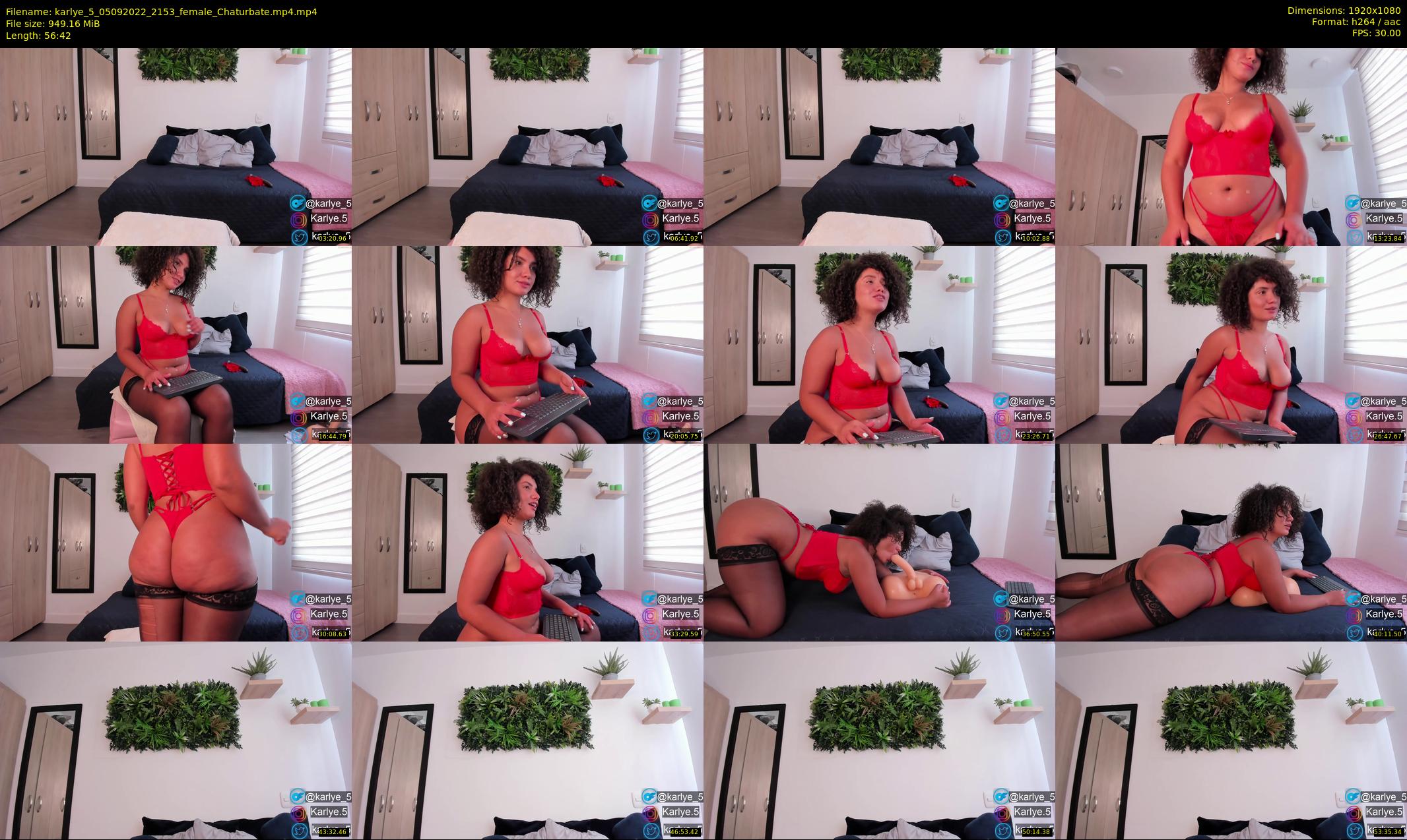karlye_5 — 57 minute Chaturbate female cam show recording, 1080p, Sep 5, 2022