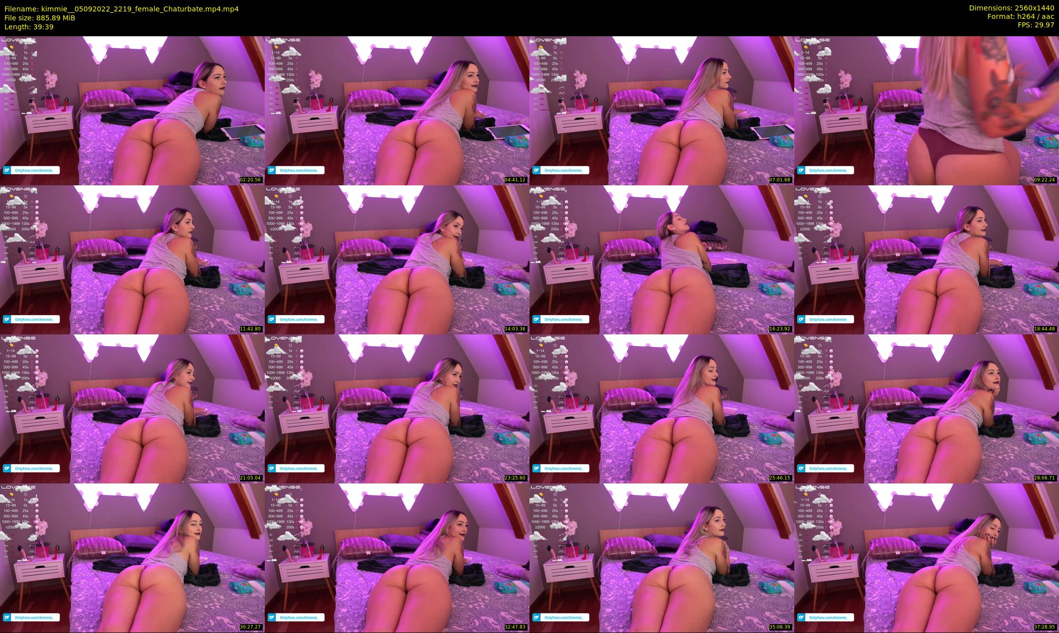 kimmie_ — 40 minute Chaturbate female cam show recording, 1080p, Sep 5, 2022