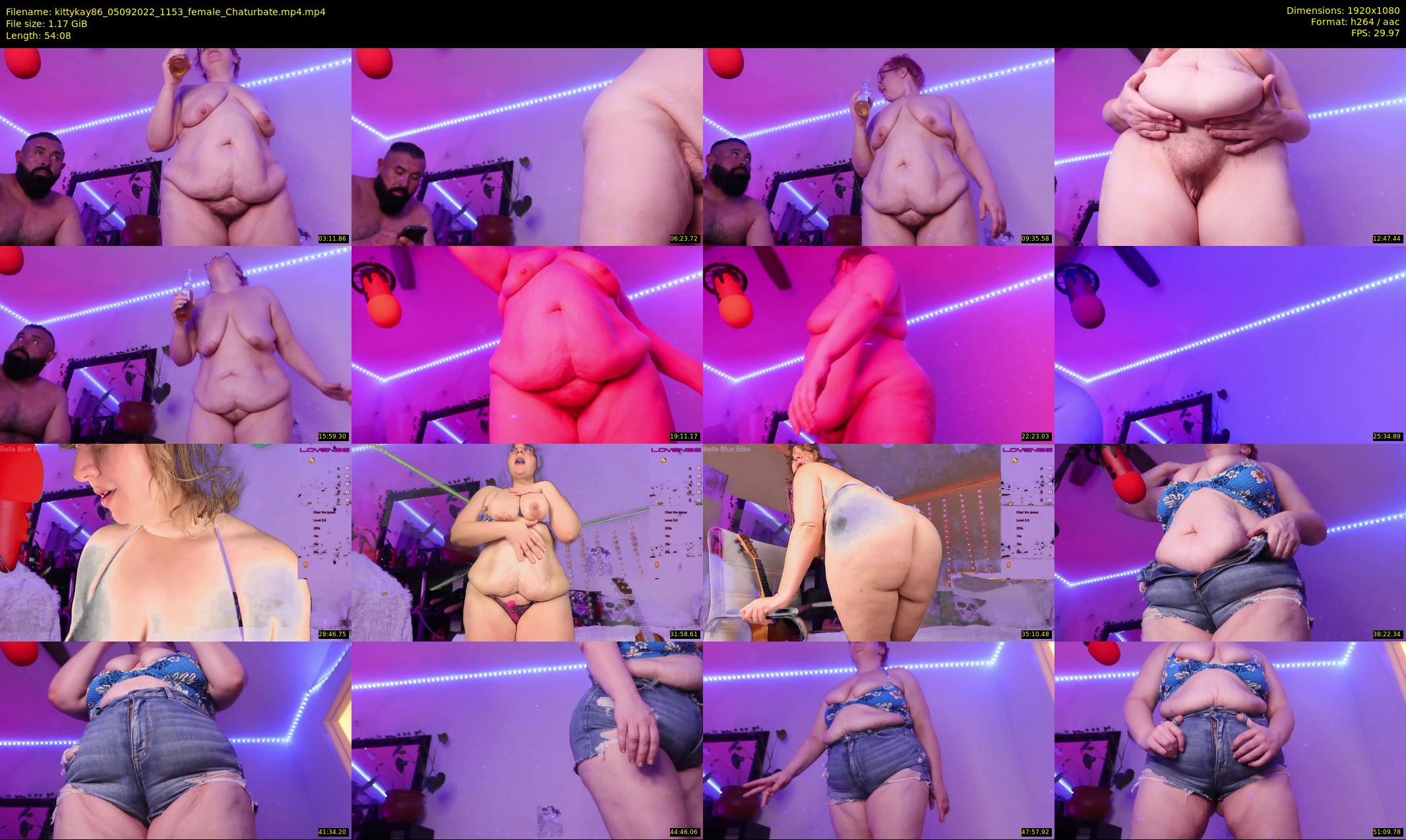 kittykay86 — 55 minute Chaturbate female cam show recording, 1080p, Sep 5, 2022