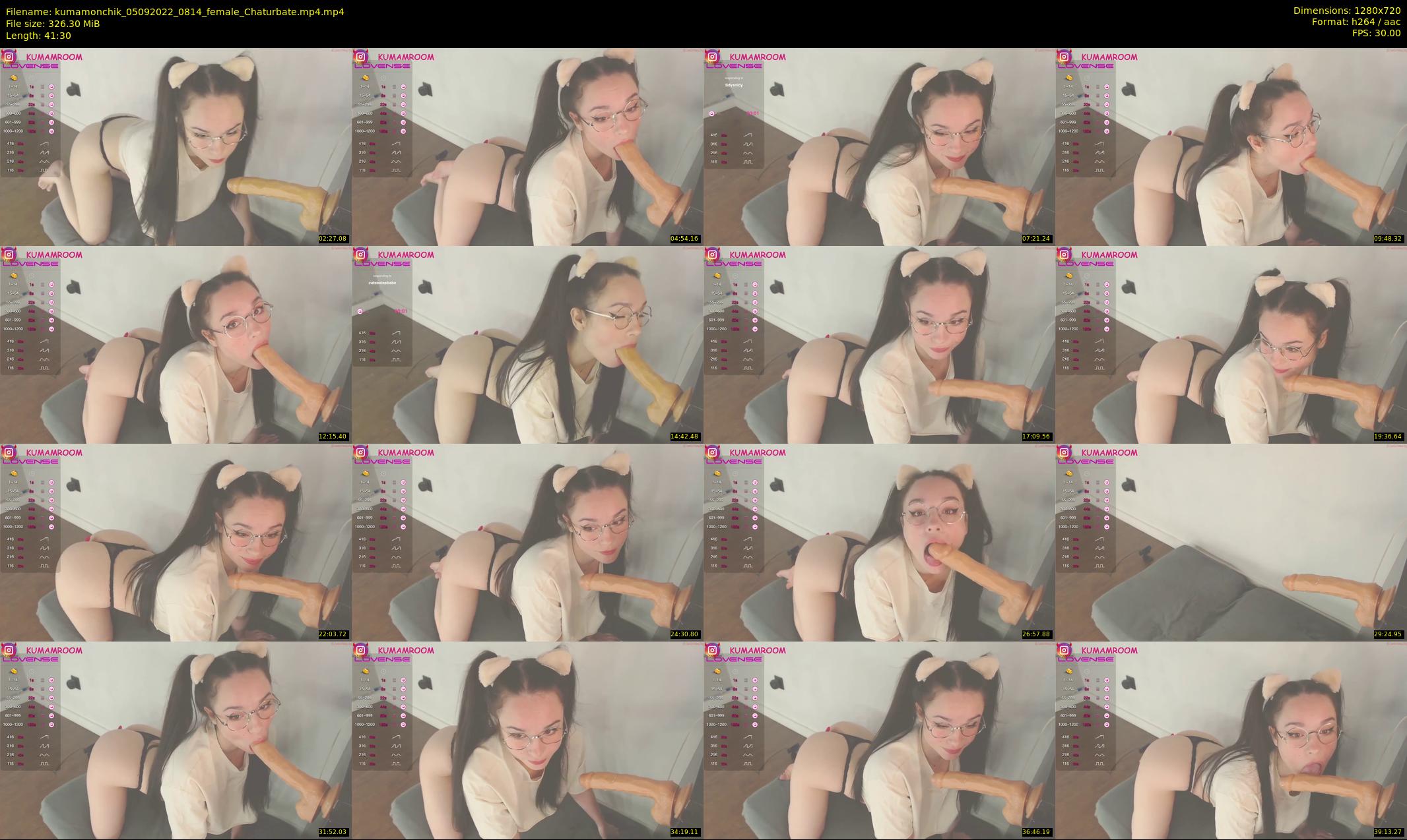 kumamonchik — 42 minute Chaturbate couple cam show recording, 720p, Sep 5, 2022