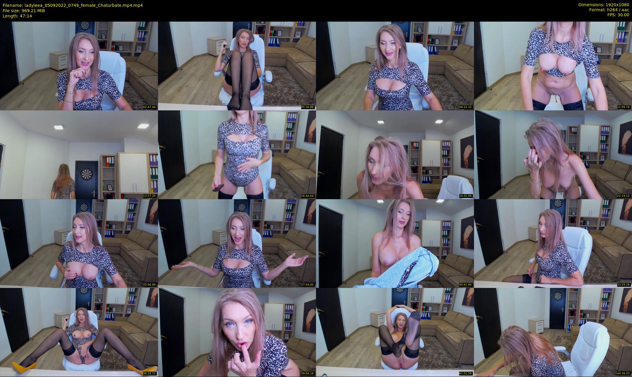 ladyleea — 48 minute Chaturbate female cam show recording, 1080p, Sep 5, 2022