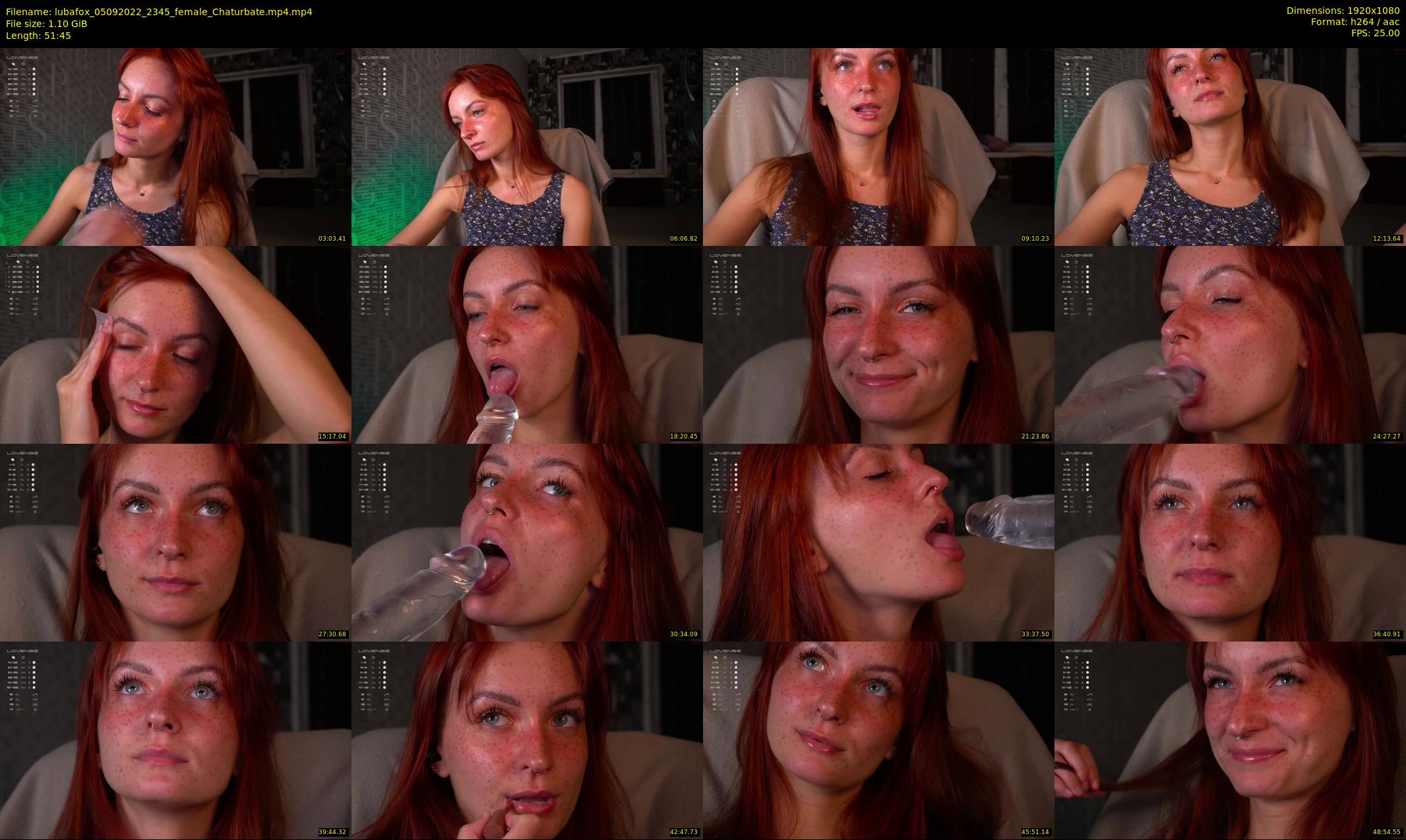 lubafox — 52 minute Chaturbate female cam show recording, 1080p, Sep 5, 2022