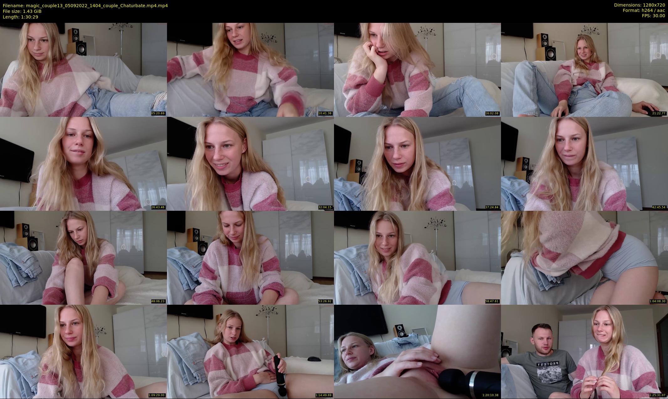 magic_couple13 — 91 minute Chaturbate couple cam show recording, 720p, Sep 5, 2022