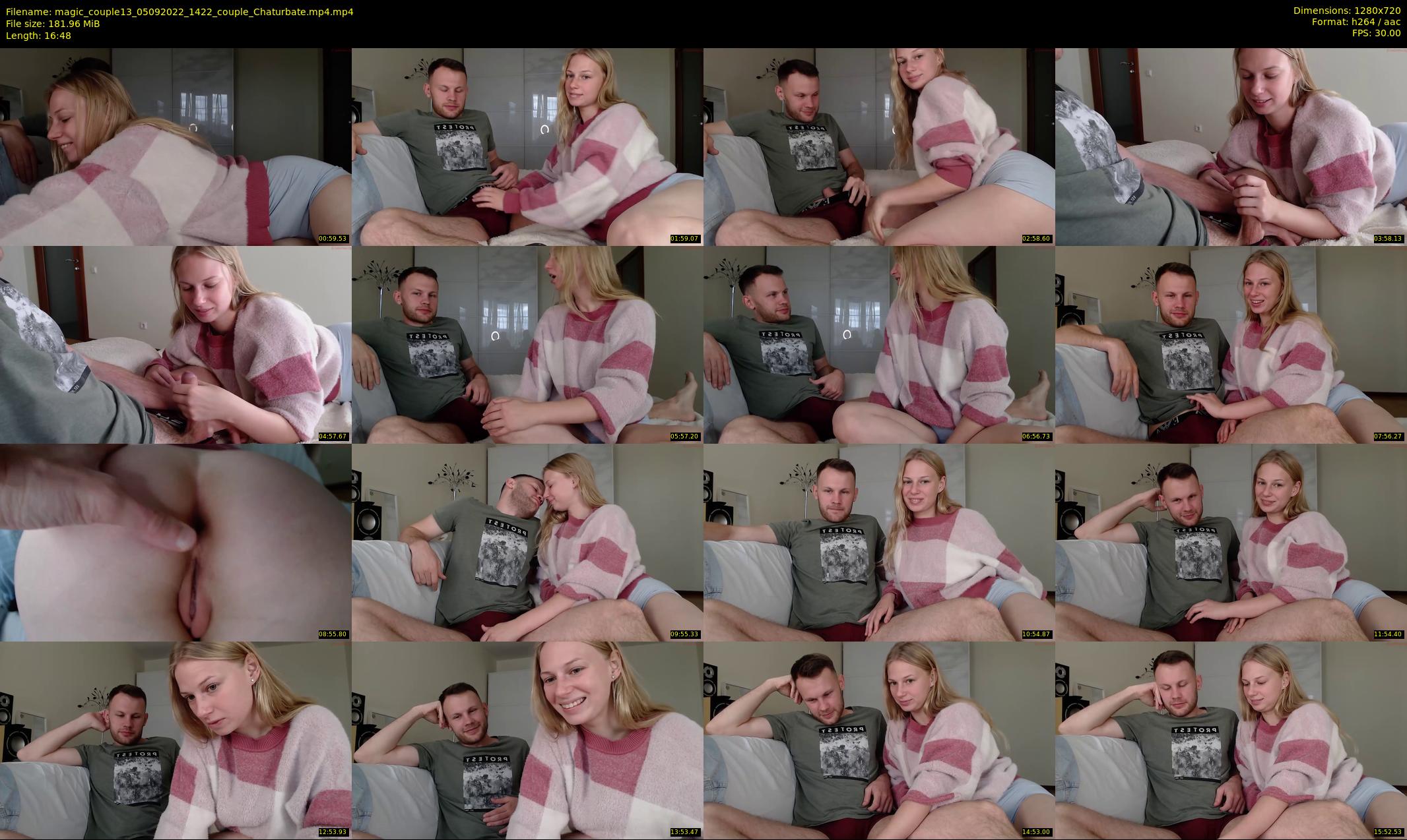 magic_couple13 — 17 minute Chaturbate couple cam show recording, 720p, Sep 5, 2022