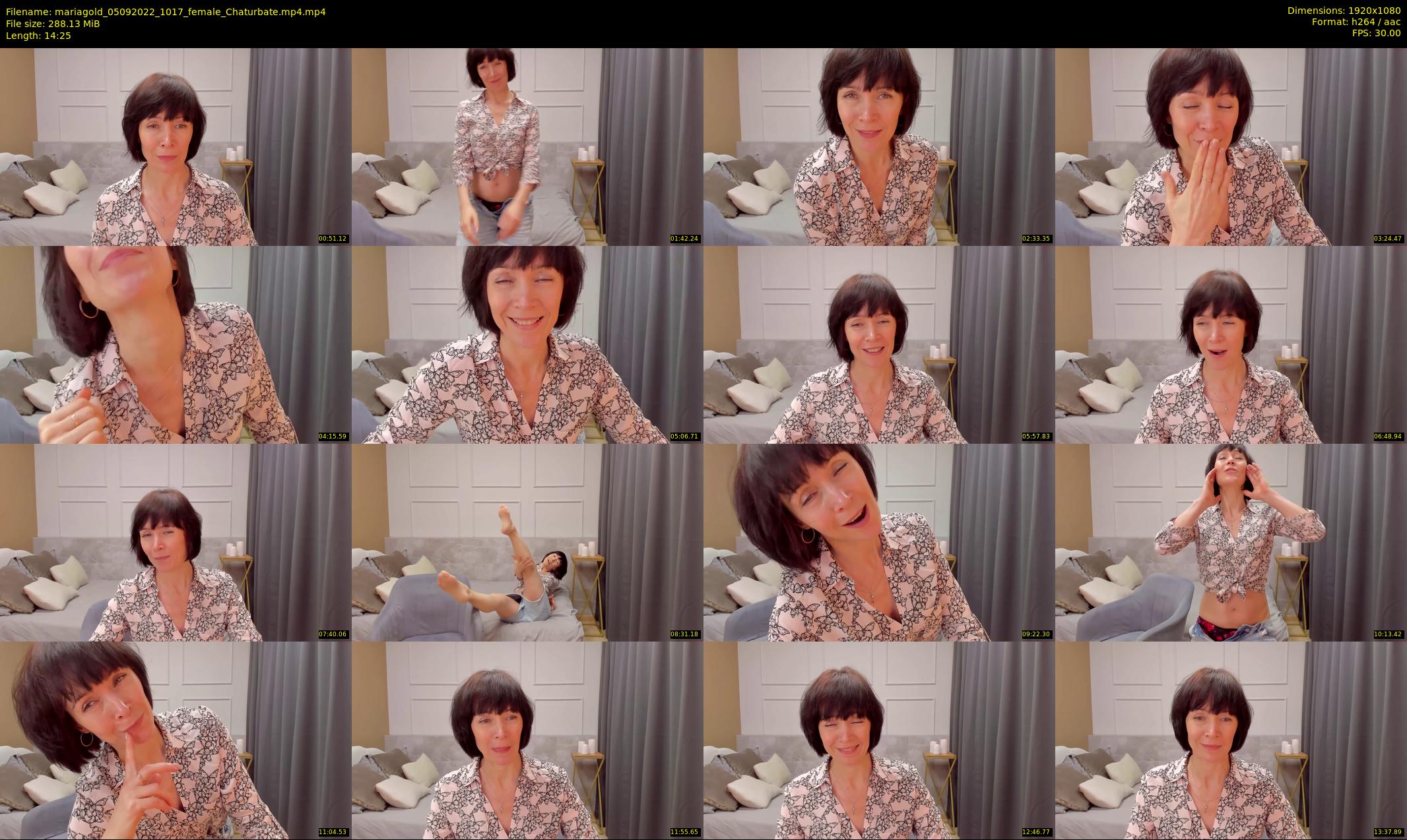mariagold — 15 minute Chaturbate female cam show recording, 1080p, Sep 5, 2022