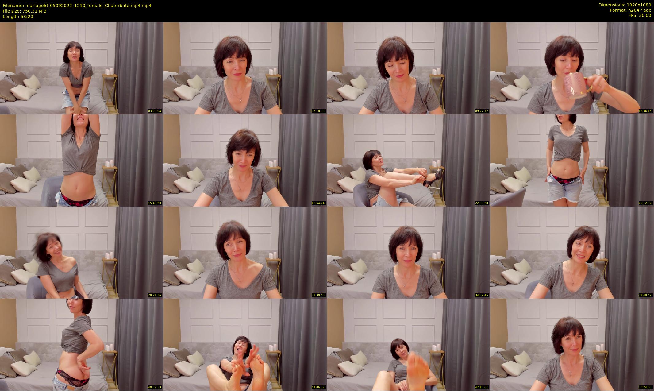 mariagold — 54 minute Chaturbate female cam show recording, 1080p, Sep 5, 2022