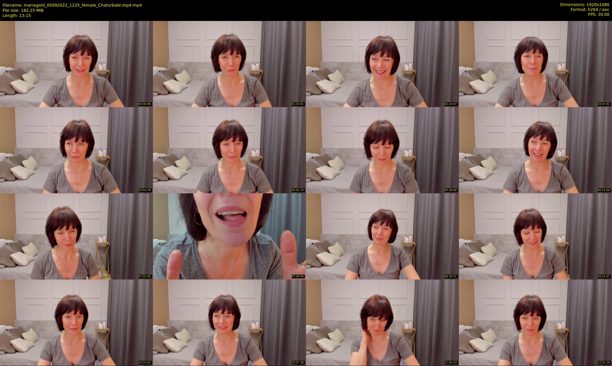 mariagold — 14 minute Chaturbate female cam show recording, 1080p, Sep 5, 2022