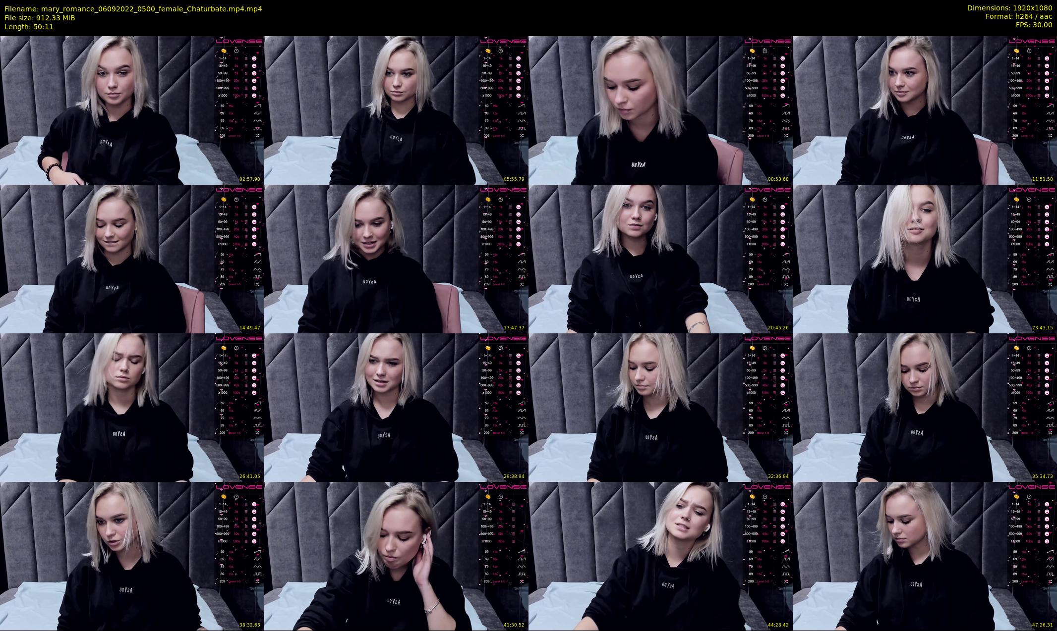 mary_romance — 51 minute Chaturbate female cam show recording, 1080p, Sep 6, 2022