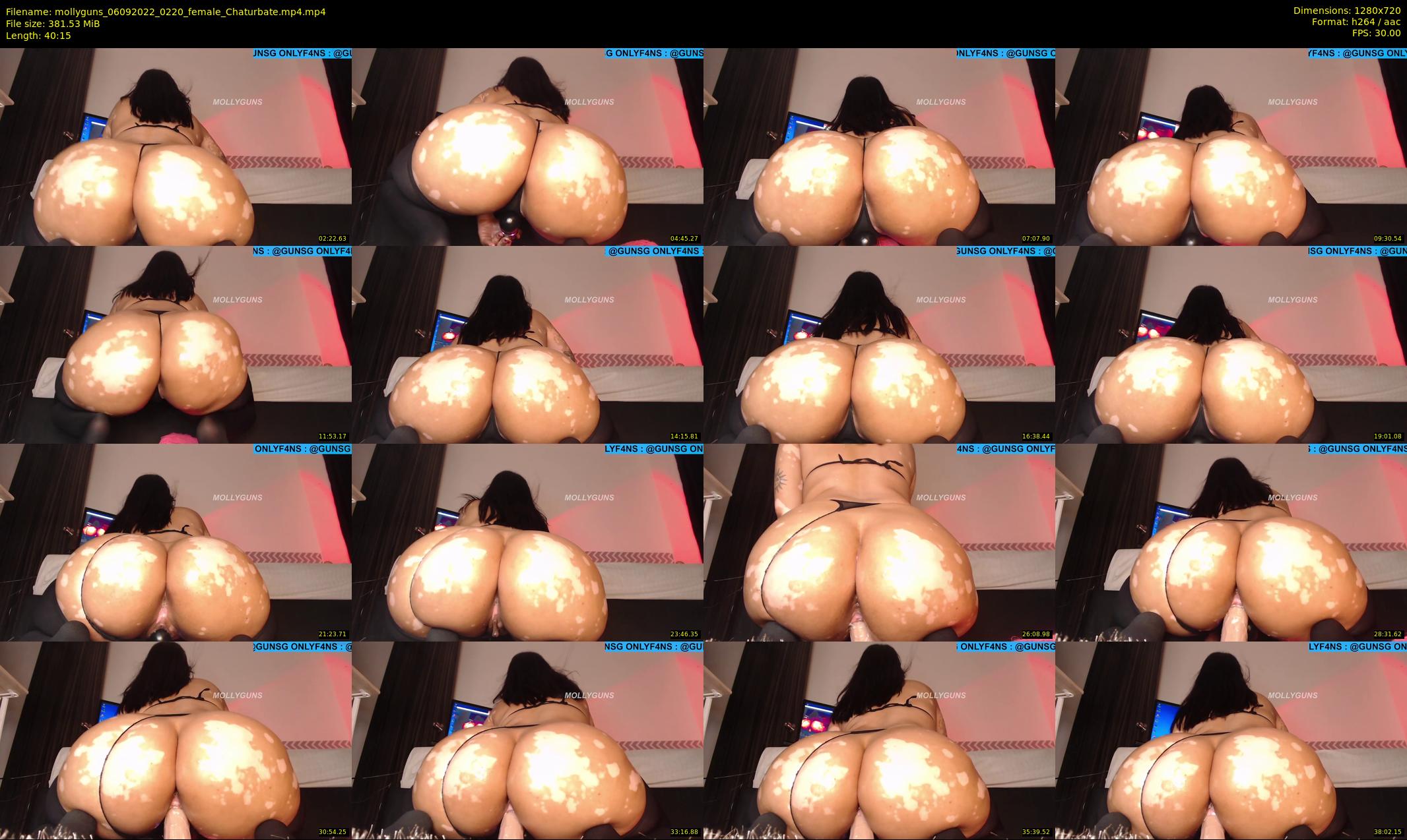 mollyguns — 41 minute Chaturbate female cam show recording, 720p, Sep 6, 2022