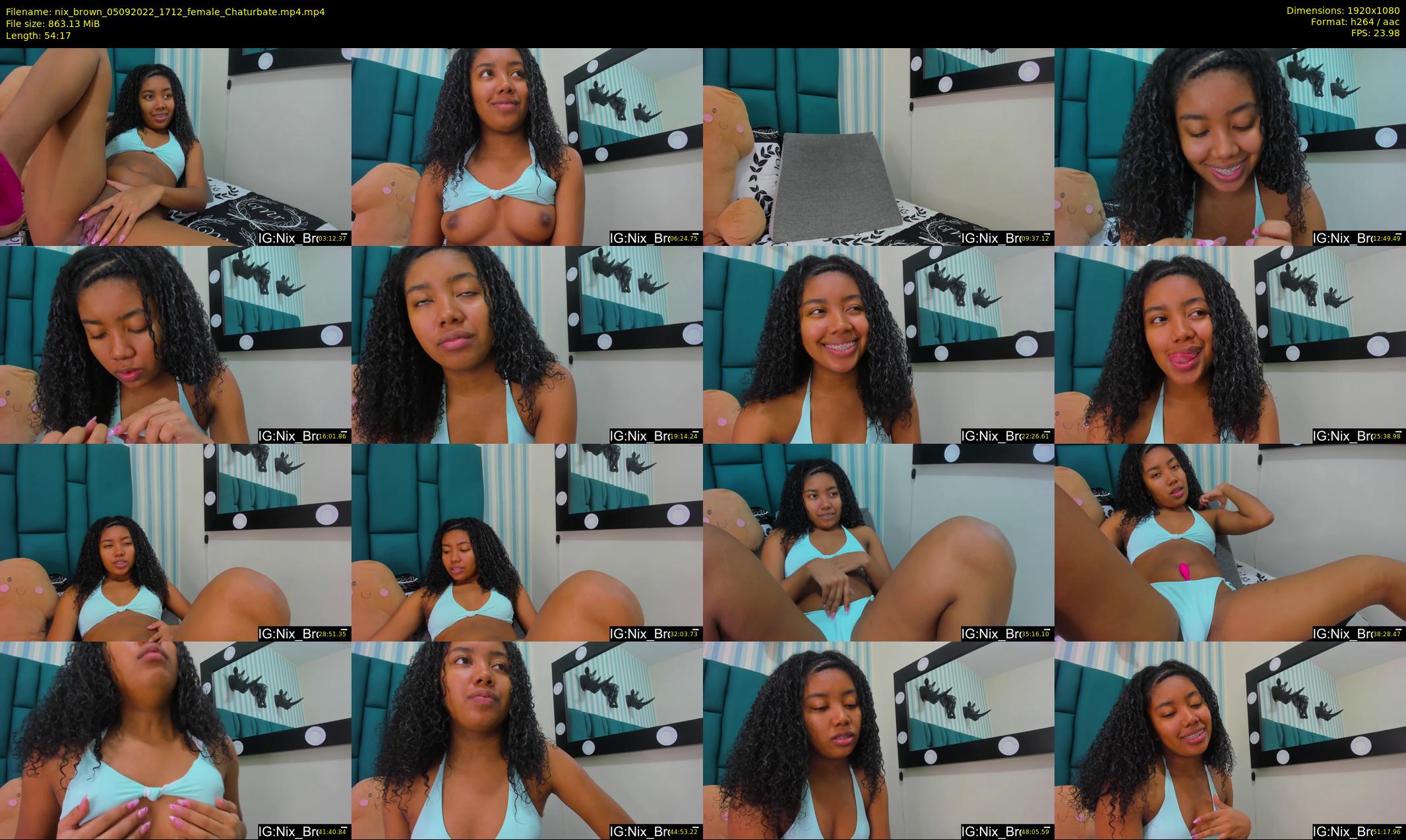 nix_brown — 55 minute Chaturbate female cam show recording, 1080p, Sep 5, 2022