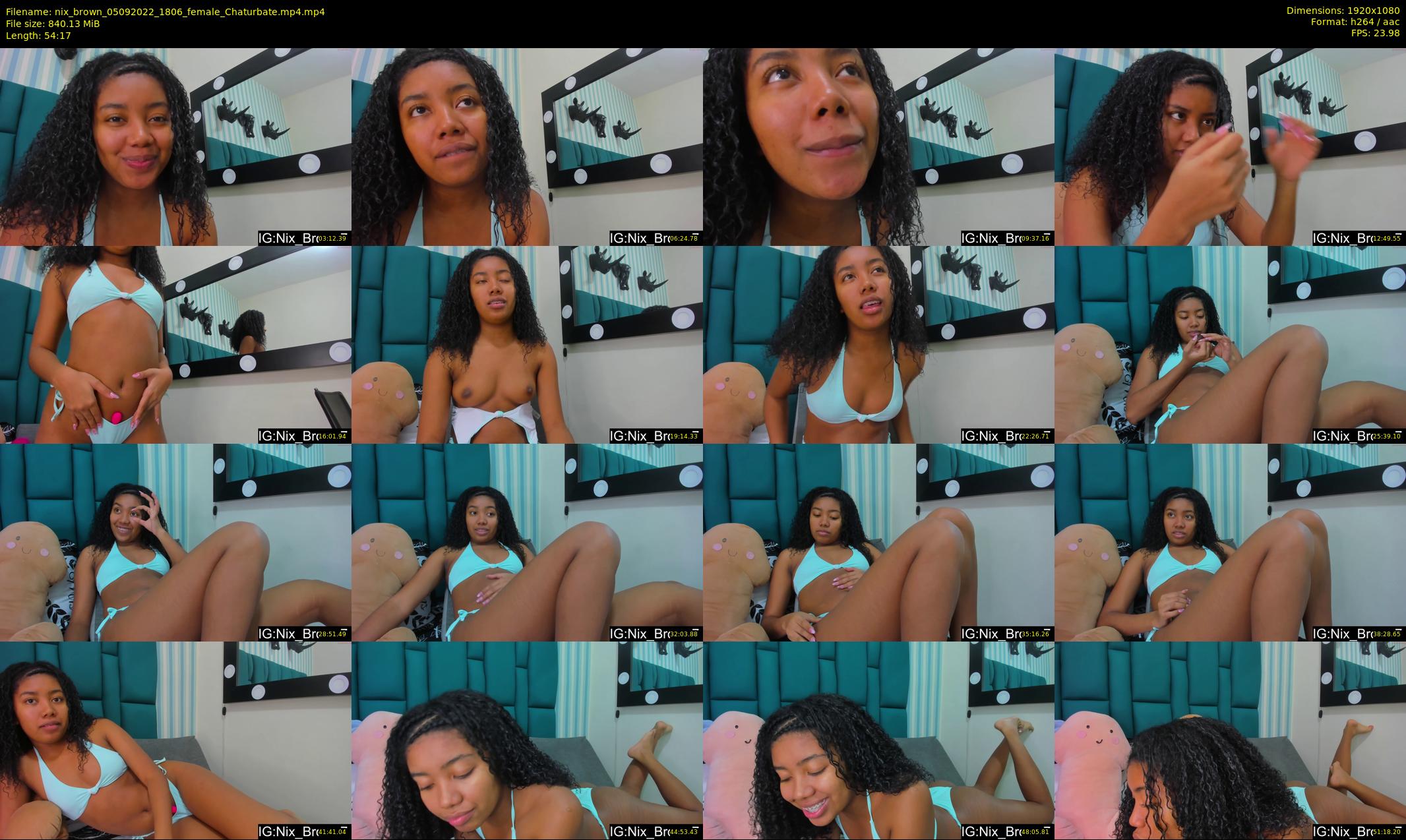 nix_brown — 55 minute Chaturbate female cam show recording, 1080p, Sep 5, 2022