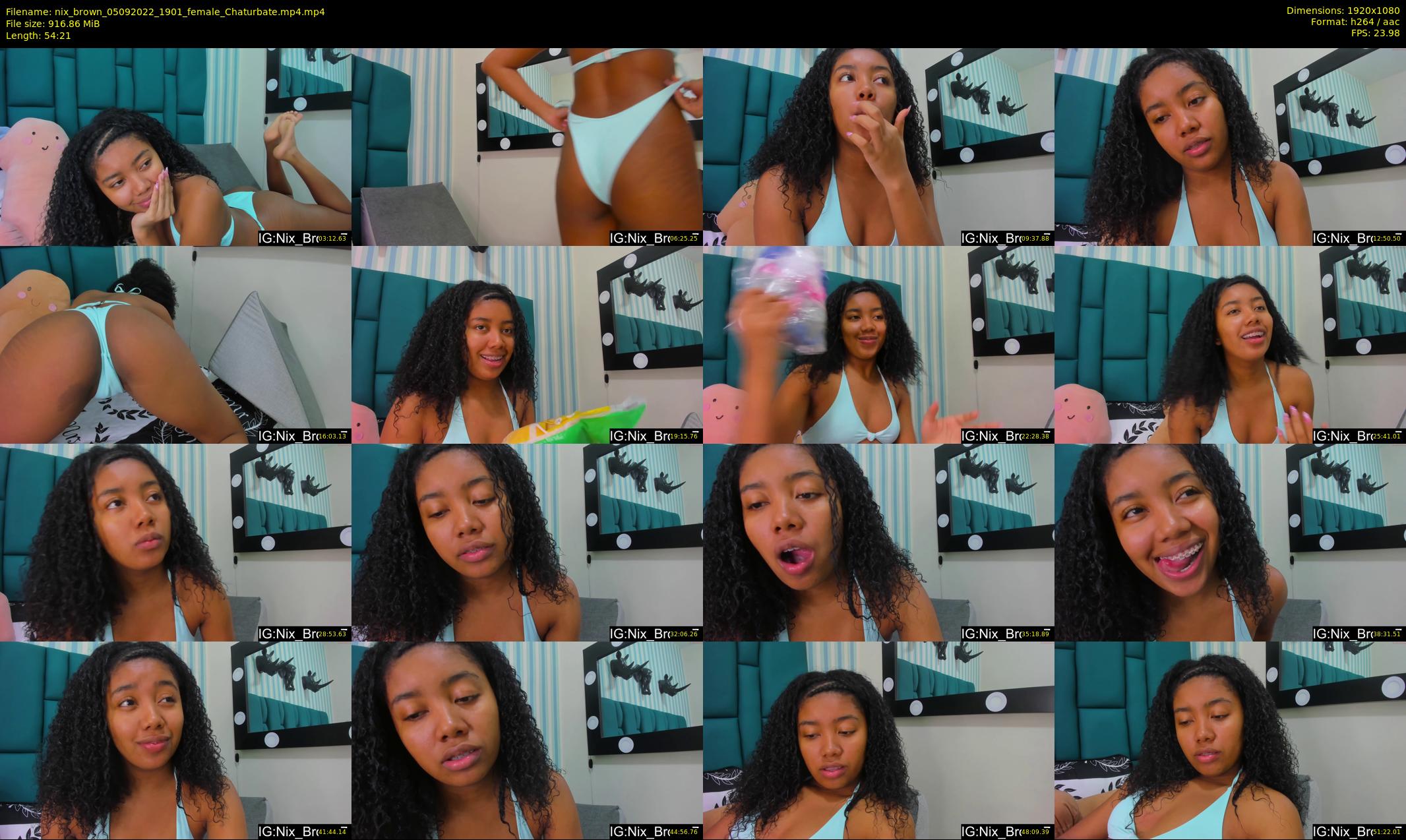 nix_brown — 55 minute Chaturbate female cam show recording, 1080p, Sep 5, 2022