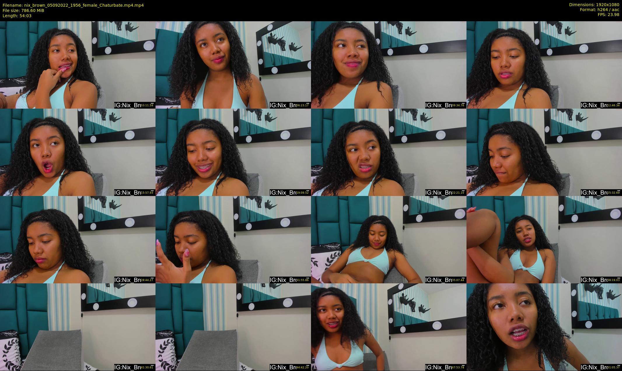 nix_brown — 55 minute Chaturbate female cam show recording, 1080p, Sep 5, 2022