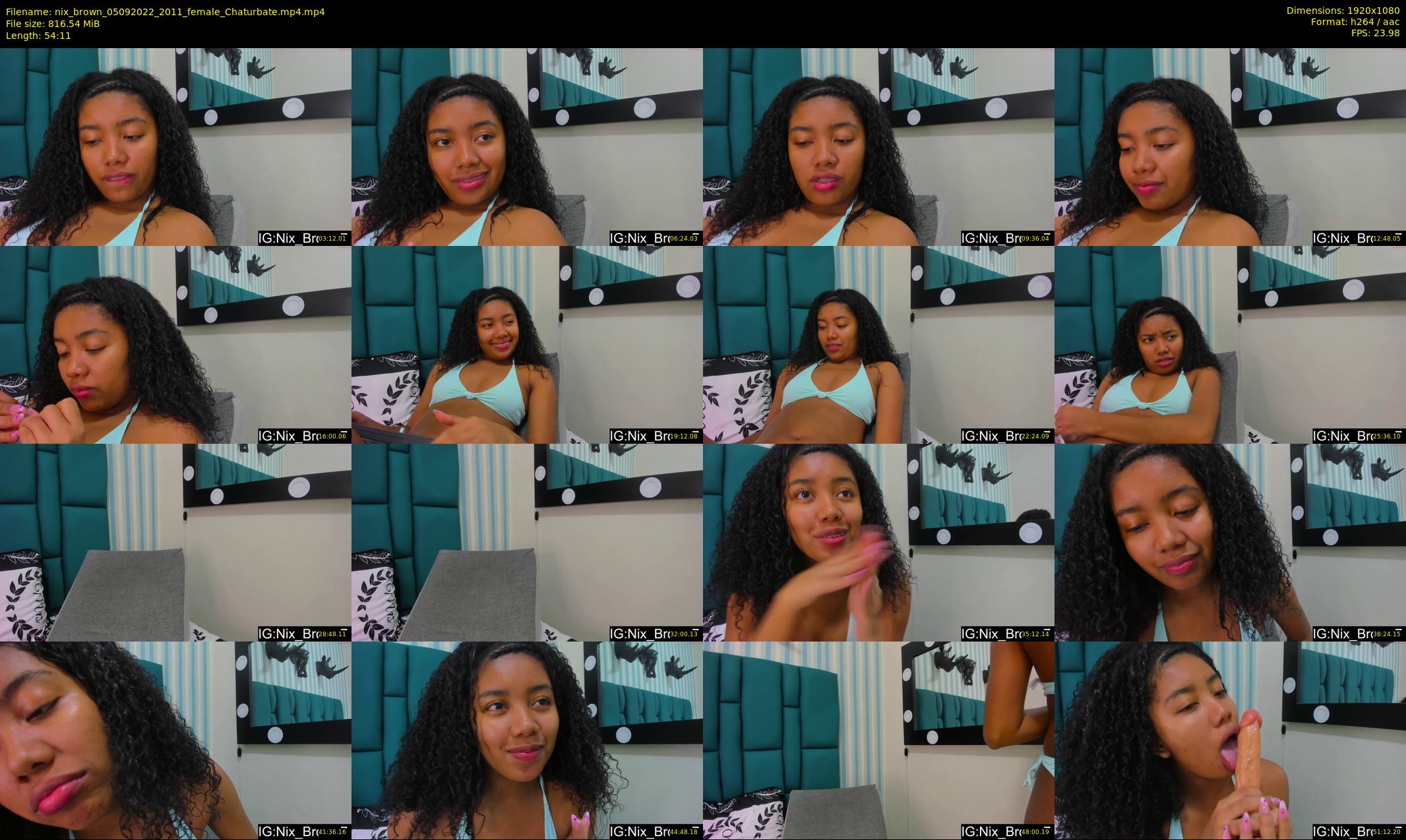 nix_brown — 55 minute Chaturbate female cam show recording, 1080p, Sep 5, 2022