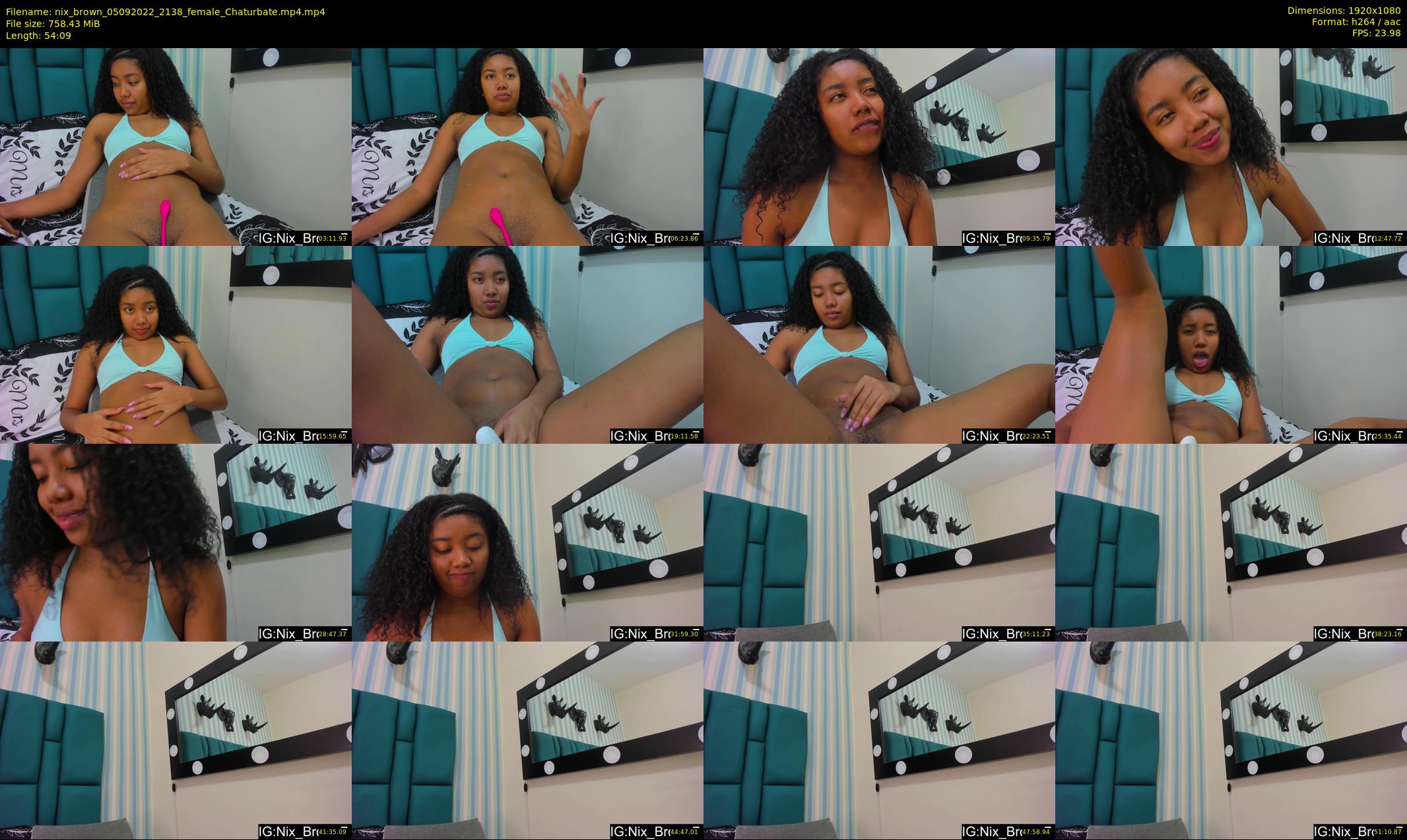 nix_brown — 55 minute Chaturbate female cam show recording, 1080p, Sep 5, 2022