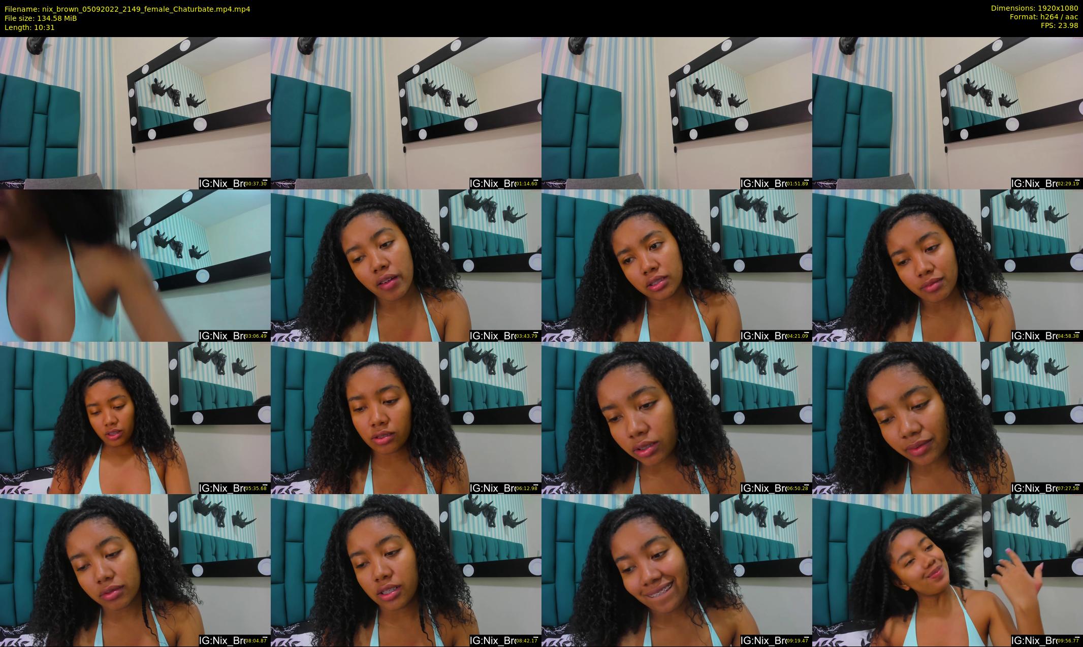 nix_brown — 11 minute Chaturbate female cam show recording, 1080p, Sep 5, 2022