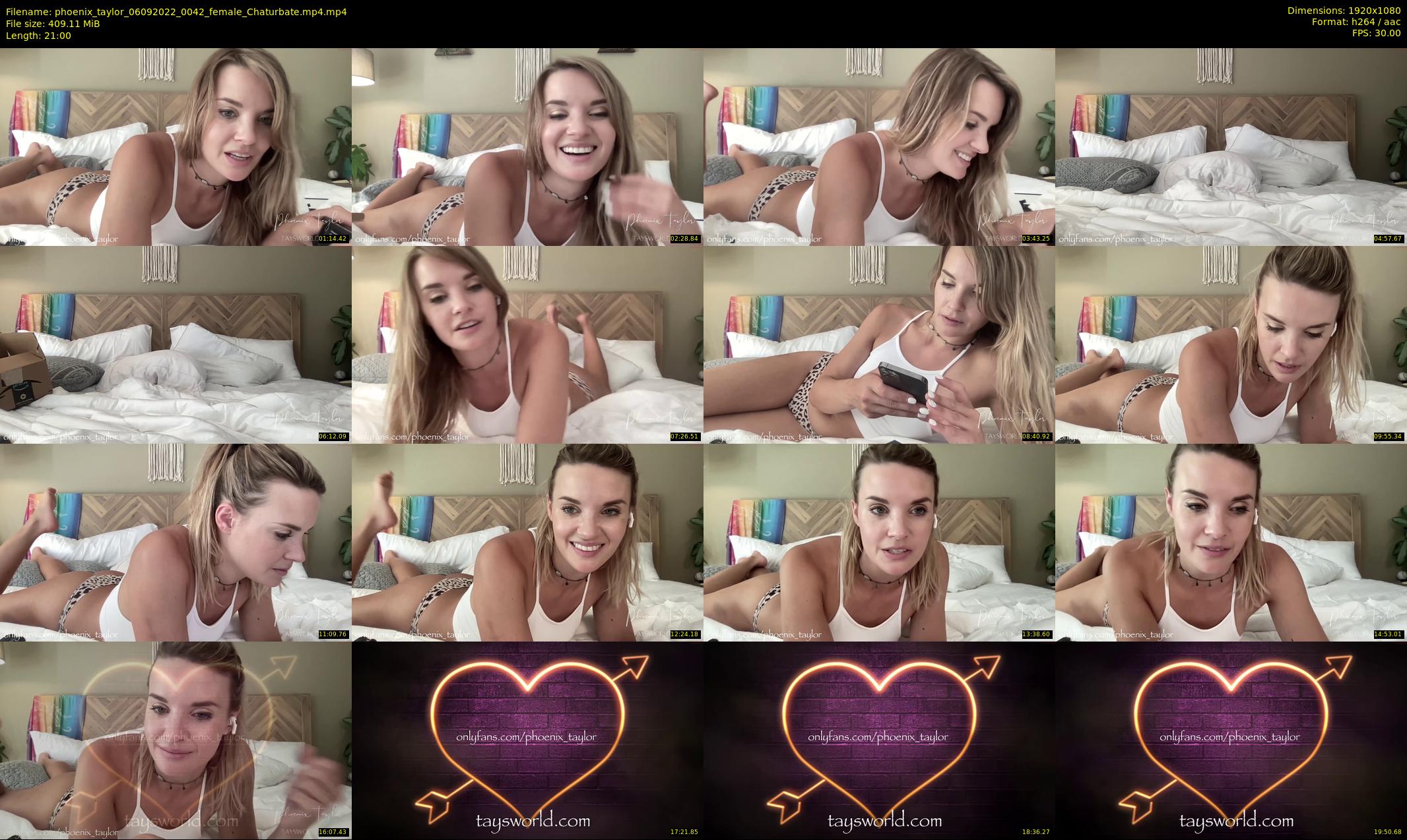 phoenix_taylor — 21 minute Chaturbate female cam show recording, 1080p, Sep 6, 2022
