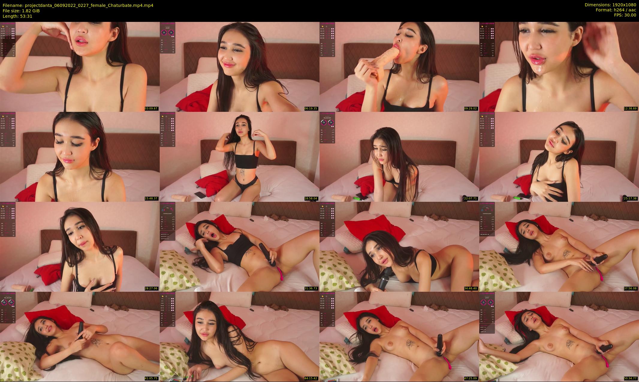 projectdanta — 54 minute Chaturbate female cam show recording, 1080p, Sep 6, 2022