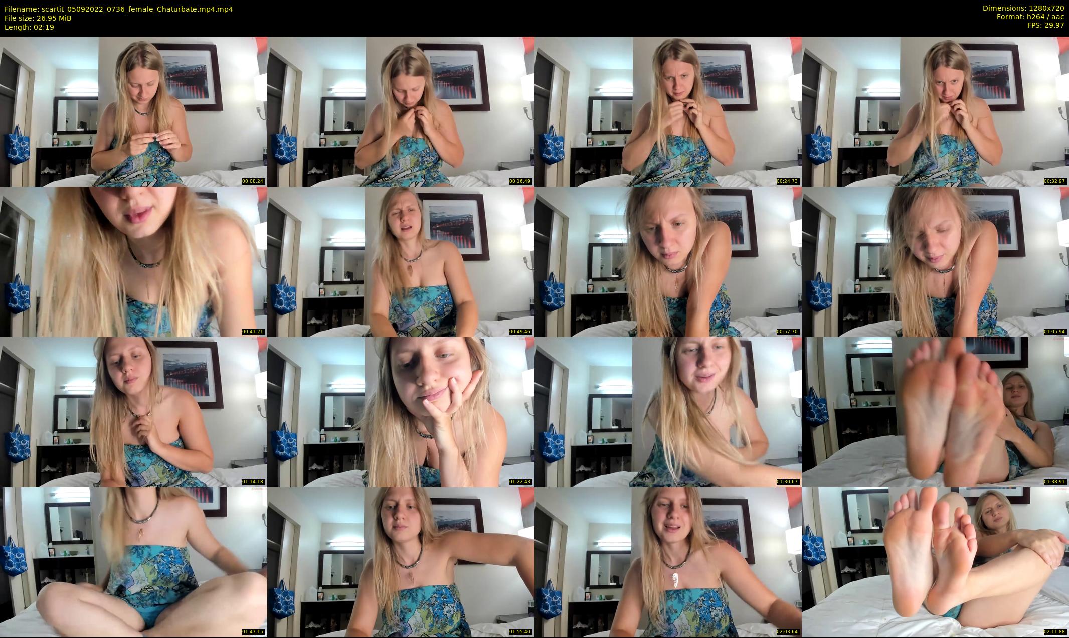 scartit — 3 minute Chaturbate female cam show recording, 720p, Sep 5, 2022