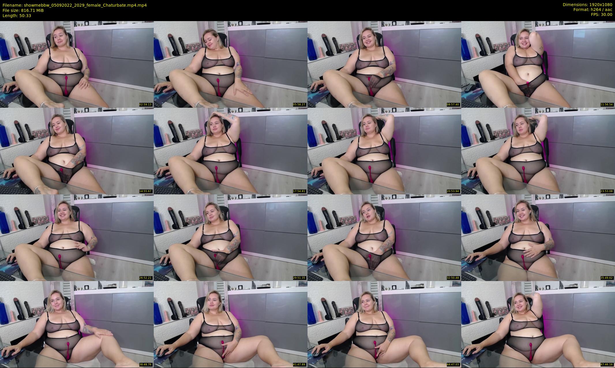 showmebbw — 51 minute Chaturbate female cam show recording, 1080p, Sep 5, 2022