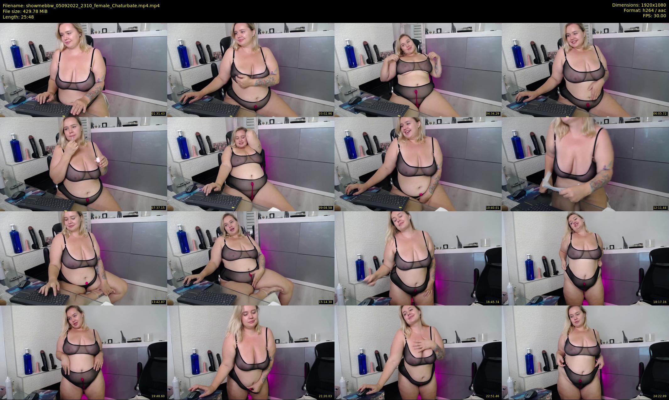 showmebbw — 26 minute Chaturbate female cam show recording, 1080p, Sep 5, 2022