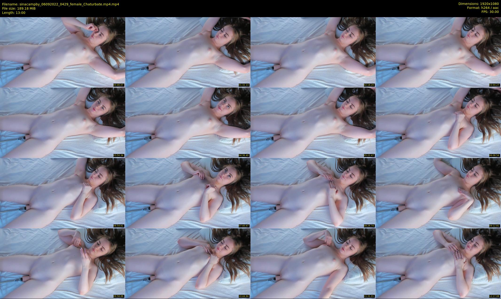sinacampby — 13 minute Chaturbate couple cam show recording, 1080p, Sep 6, 2022
