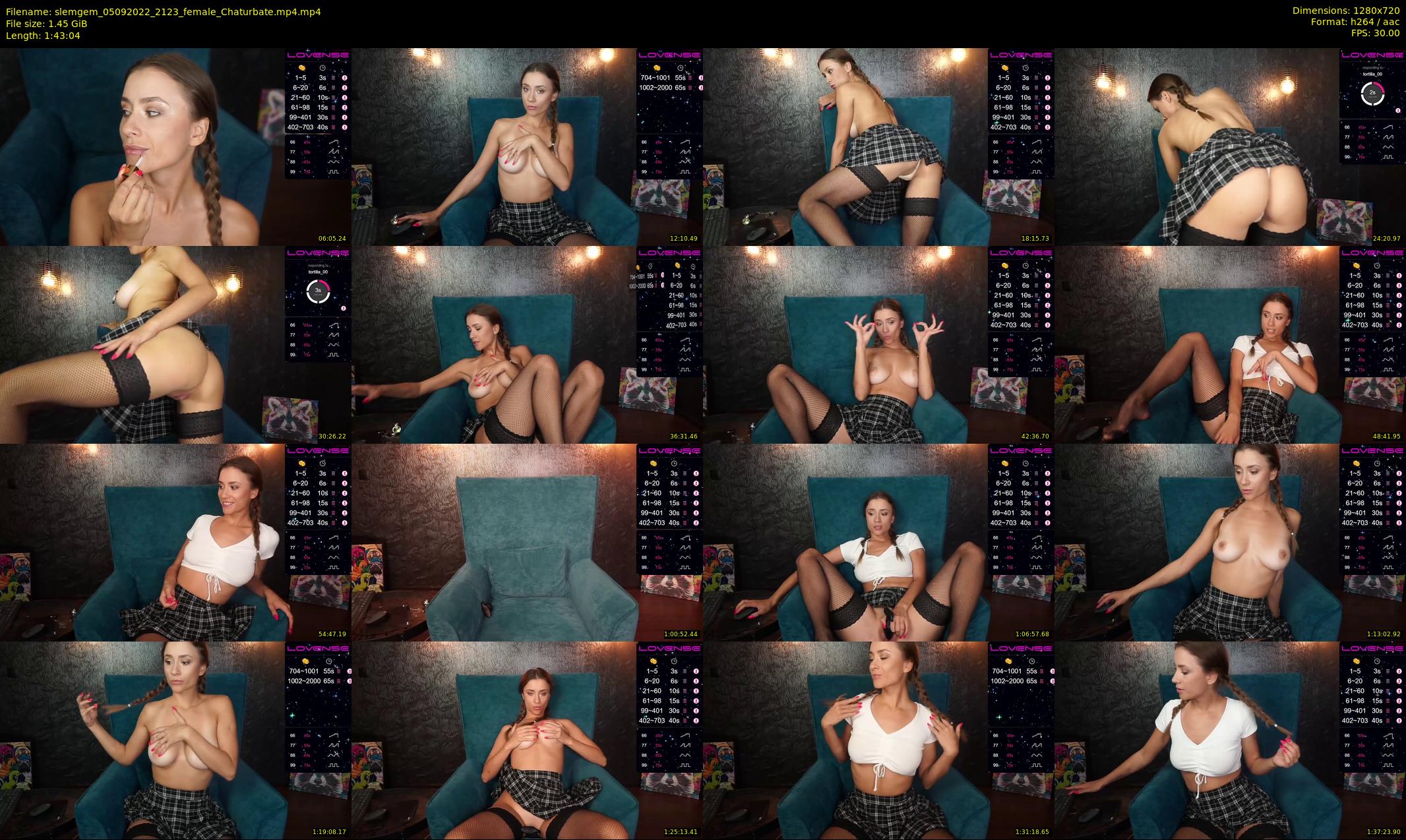 slemgem — 104 minute Chaturbate couple cam show recording, 720p, Sep 5, 2022