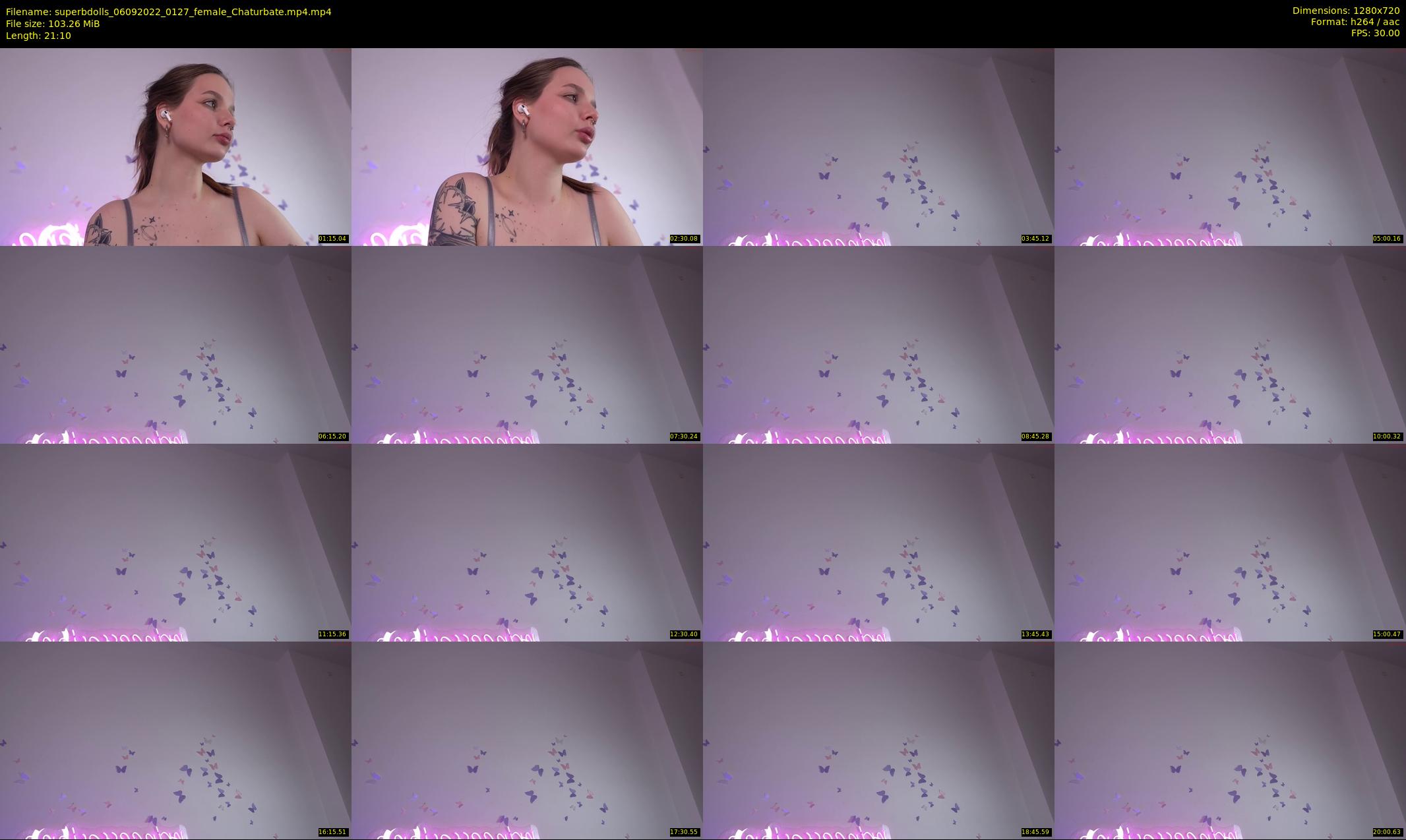 superbdolls — 22 minute Chaturbate couple cam show recording, 720p, Sep 6, 2022