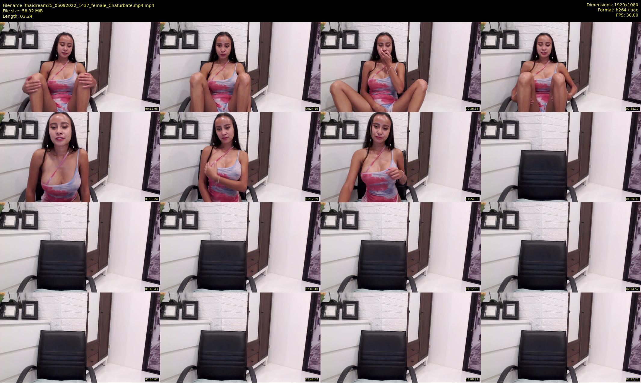 thaidream25 — 4 minute Chaturbate female cam show recording, 1080p, Sep 5, 2022