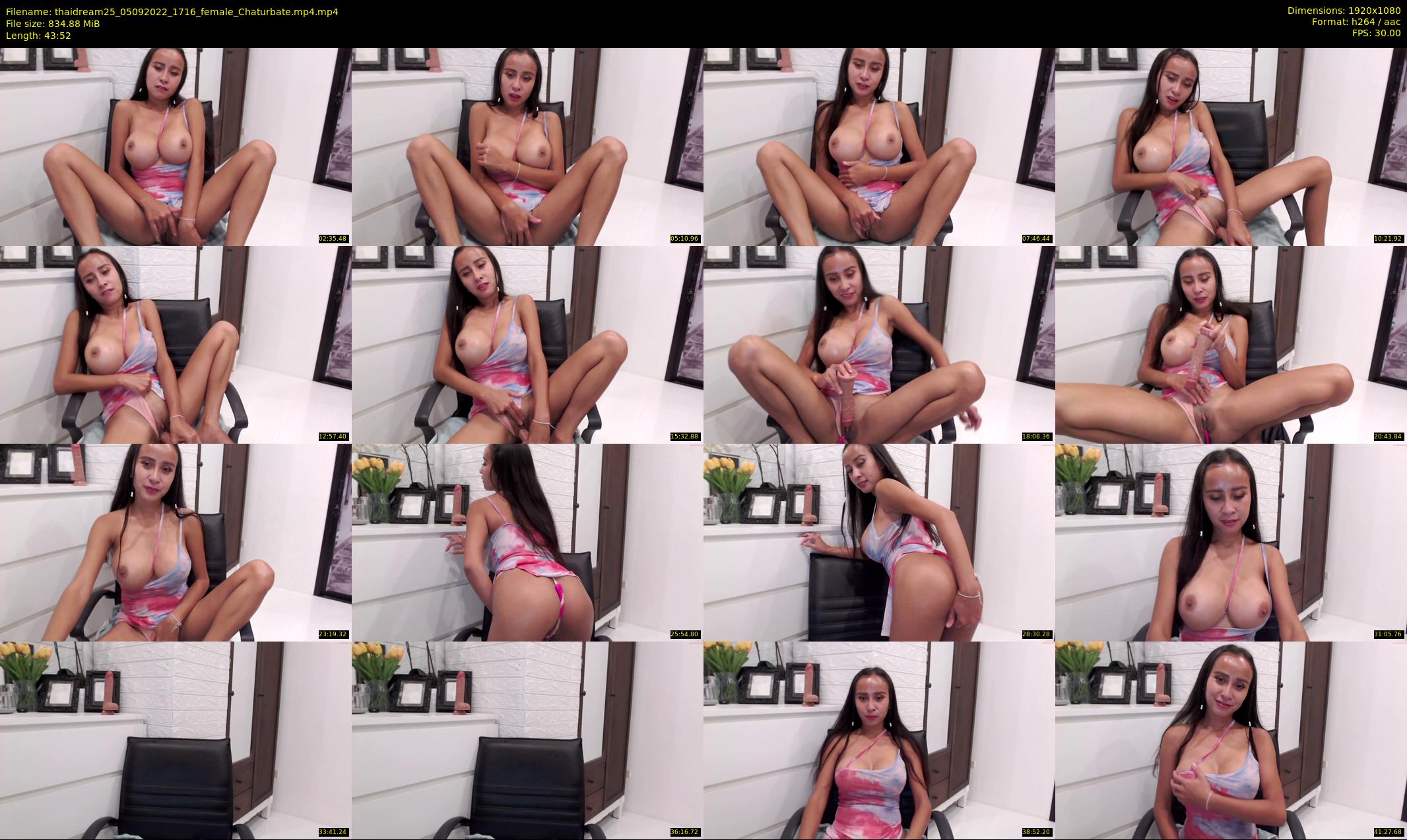 thaidream25 — 44 minute Chaturbate female cam show recording, 1080p, Sep 5, 2022