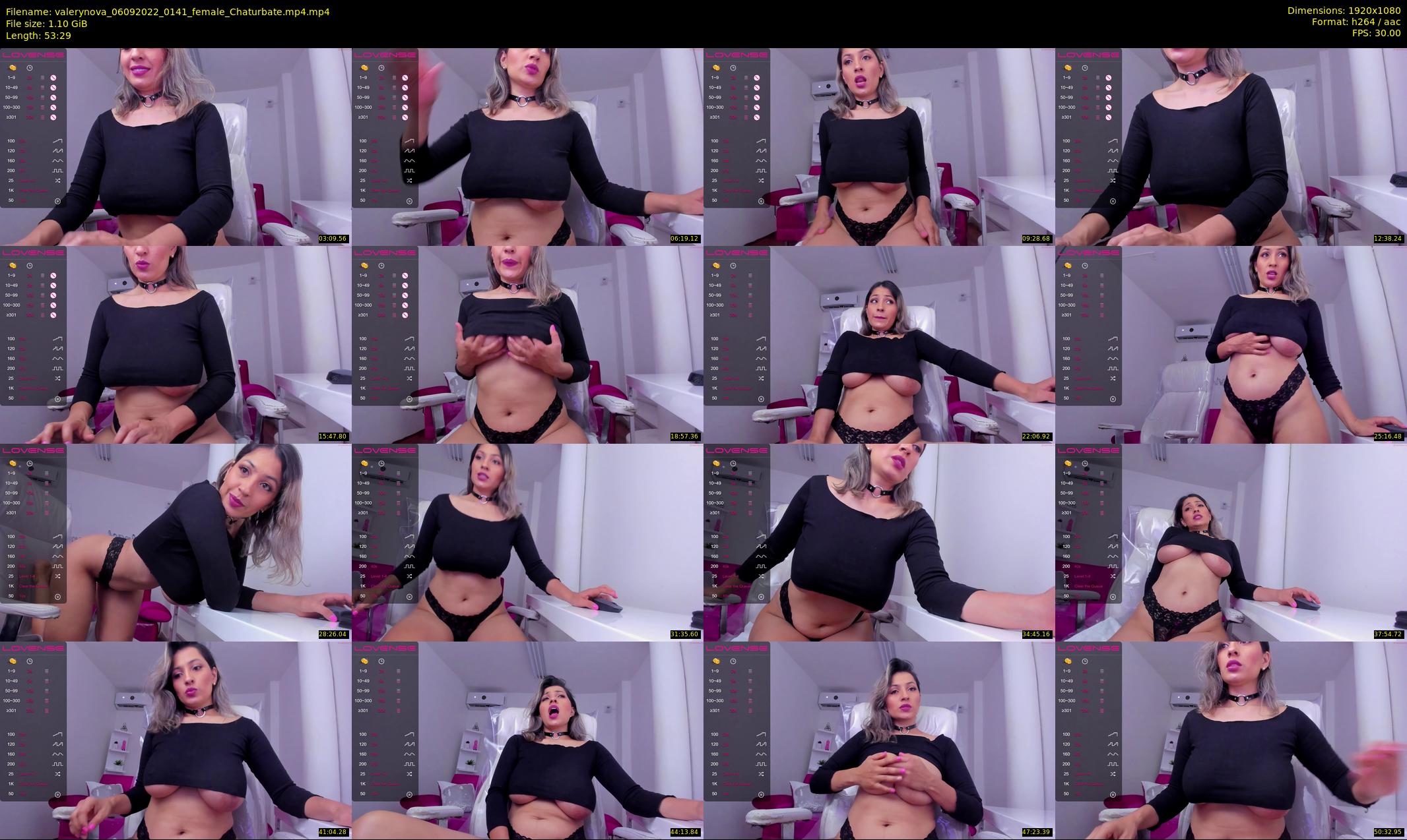 valerynova — 54 minute Chaturbate female cam show recording, 1080p, Sep 6, 2022