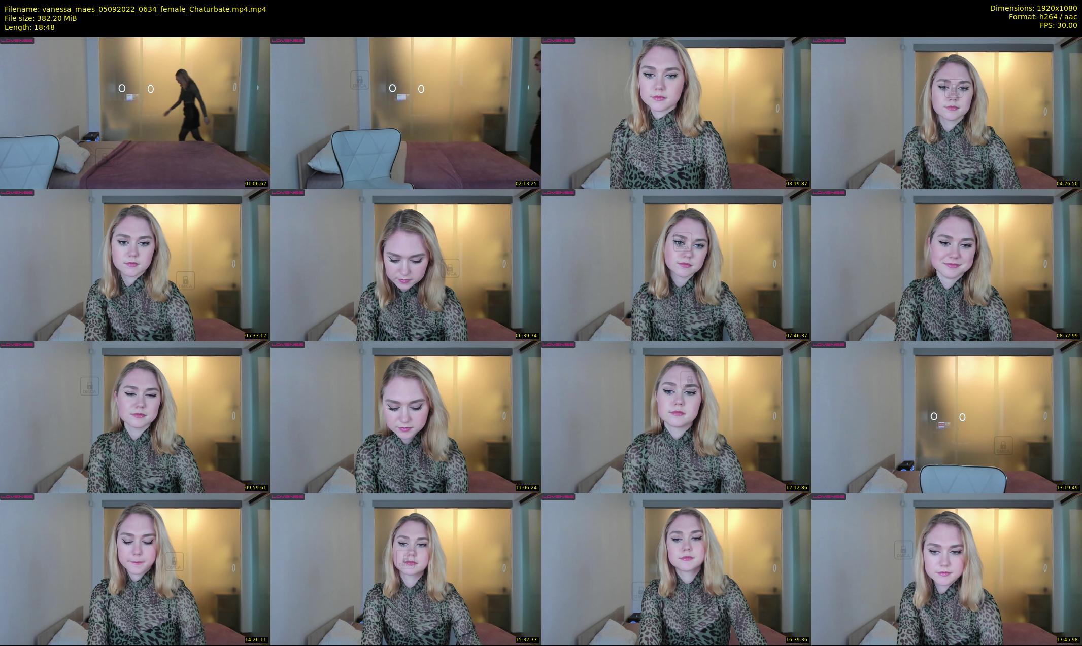 vanessa_maes — 19 minute Chaturbate female cam show recording, 1080p, Sep 5, 2022