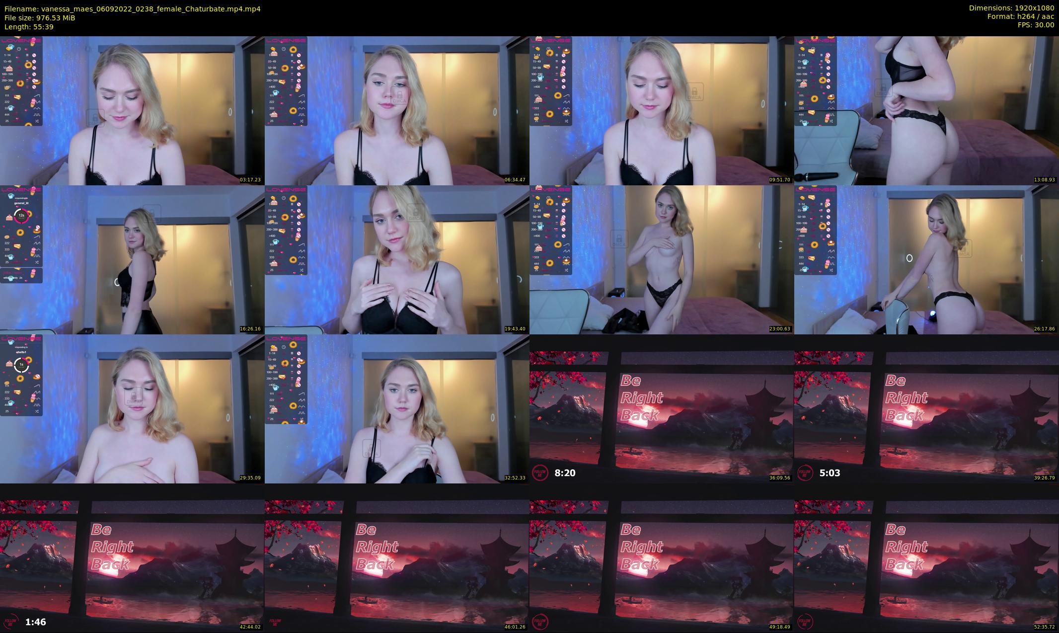 vanessa_maes — 56 minute Chaturbate female cam show recording, 1080p, Sep 6, 2022