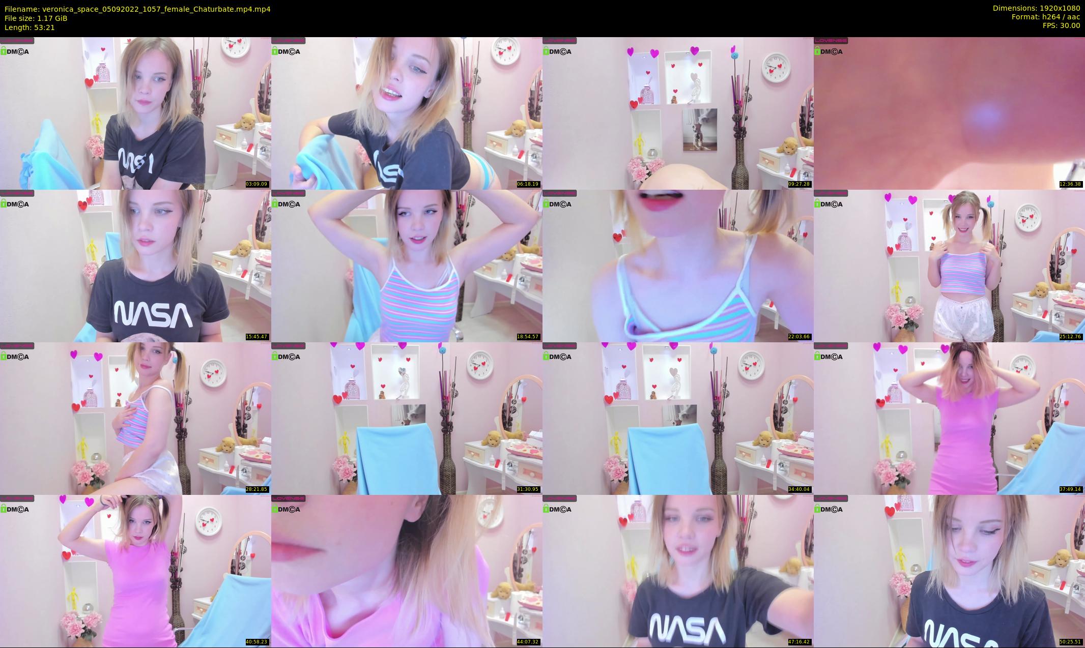 veronica_space — 54 minute Chaturbate female cam show recording, 1080p, Sep 5, 2022