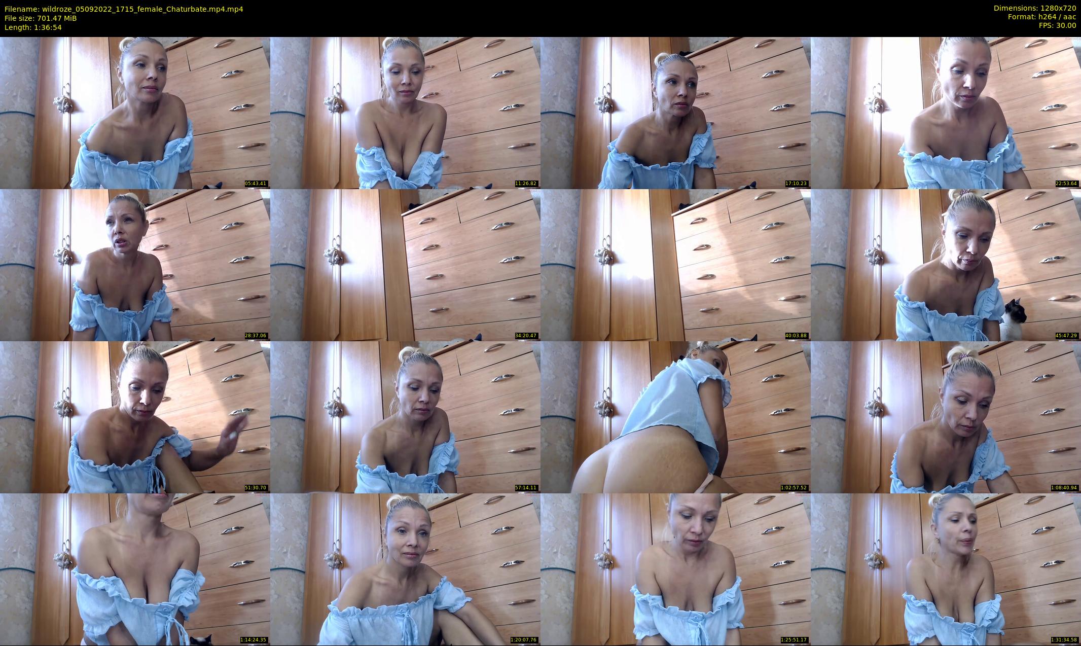 wildroze — 97 minute Chaturbate female cam show recording, 720p, Sep 5, 2022