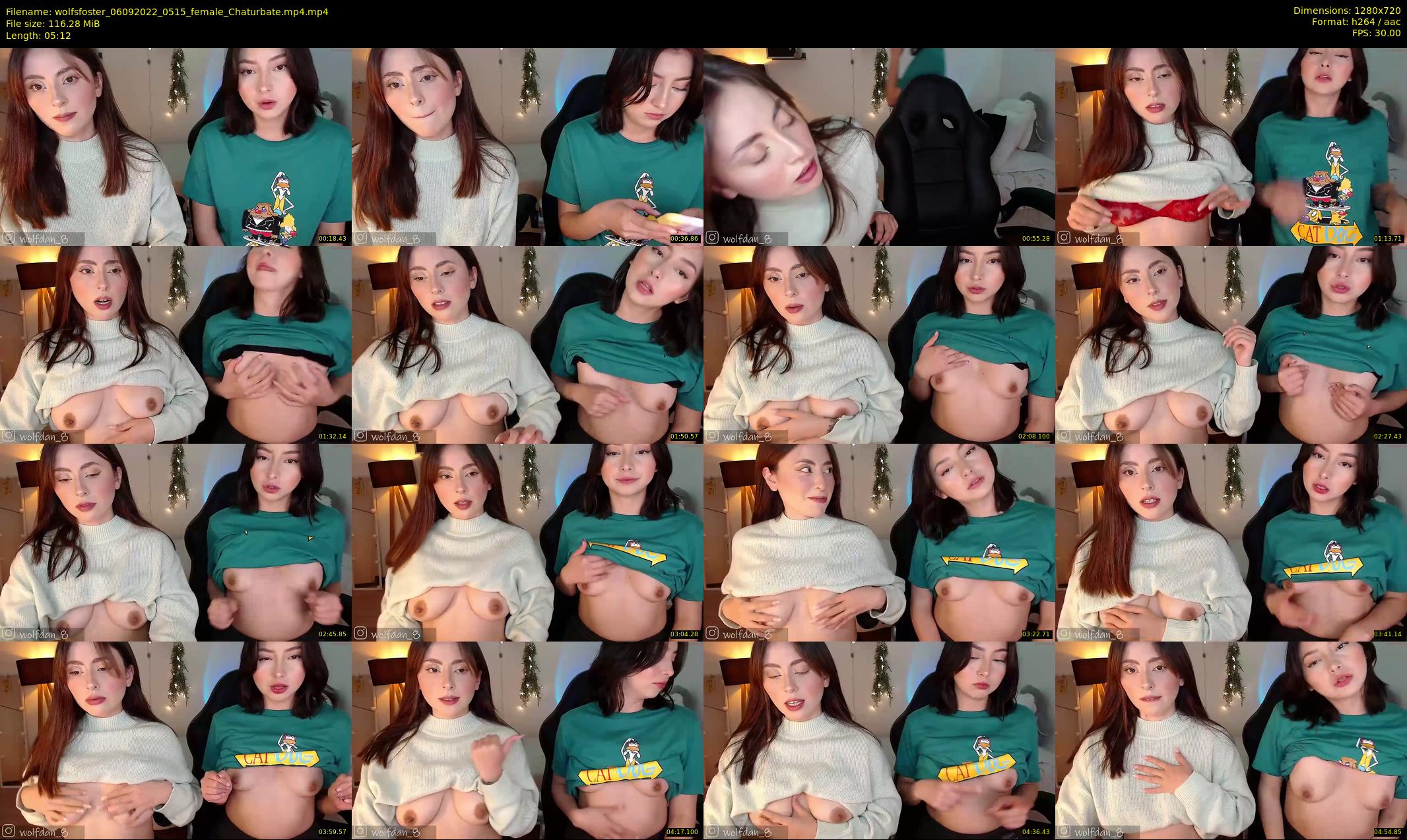 wolfsfoster — 6 minute Chaturbate couple cam show recording, 720p, Sep 6, 2022