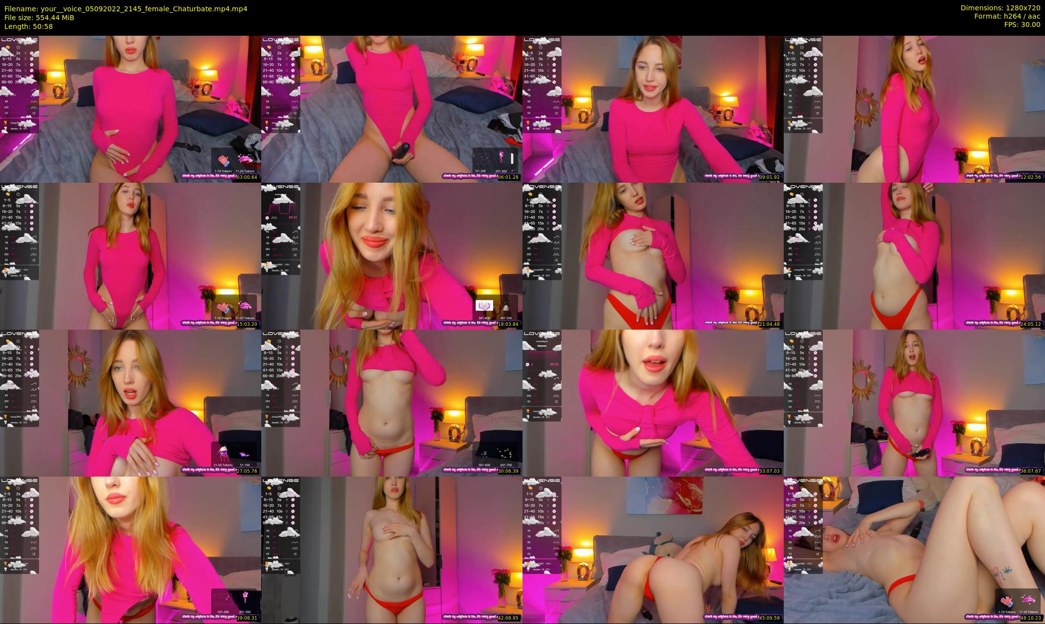 your__voice — 51 minute Chaturbate female cam show recording, 720p, Sep 5, 2022