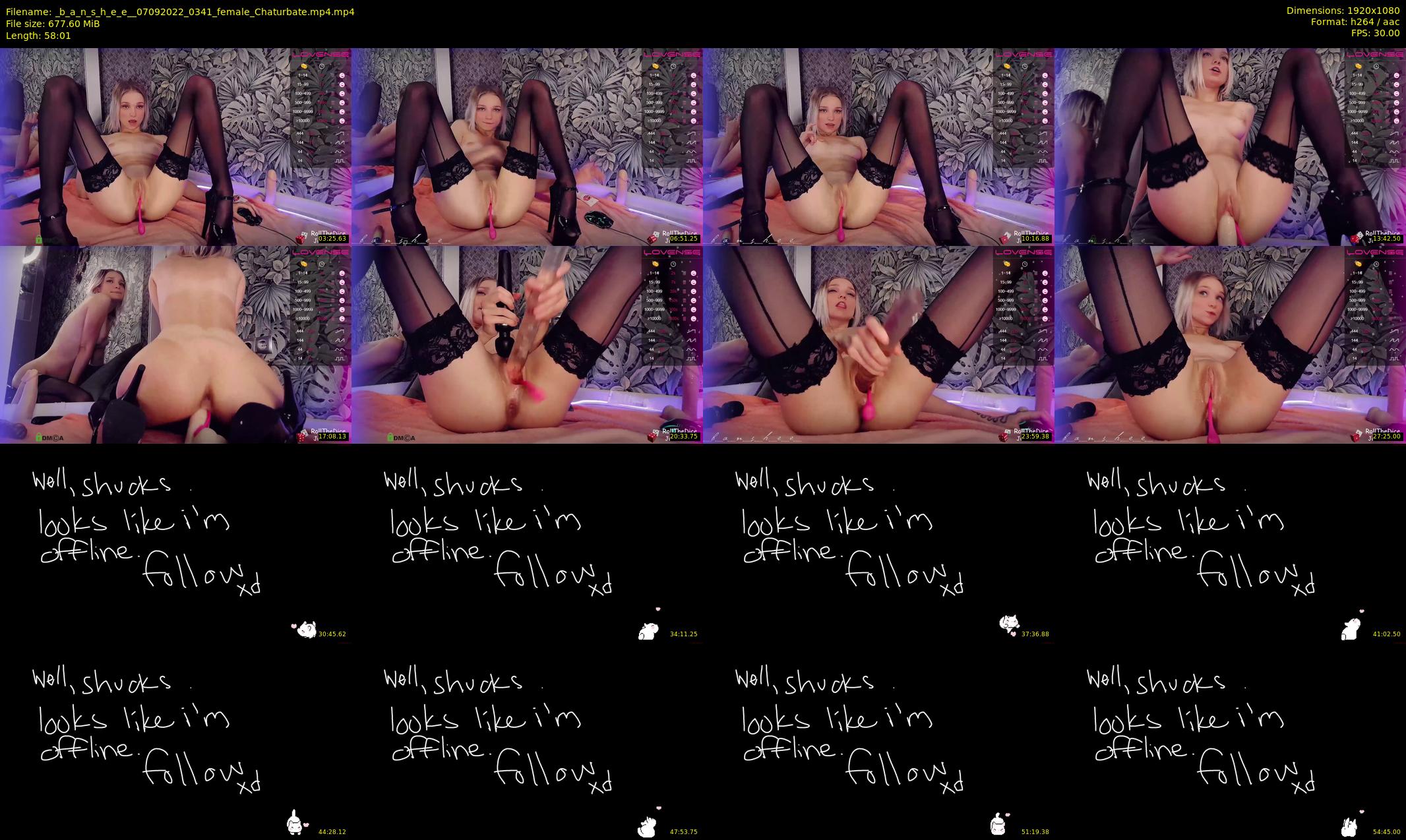 _b_a_n_s_h_e_e_ — 59 minute Chaturbate female cam show recording, 1080p, Sep 7, 2022