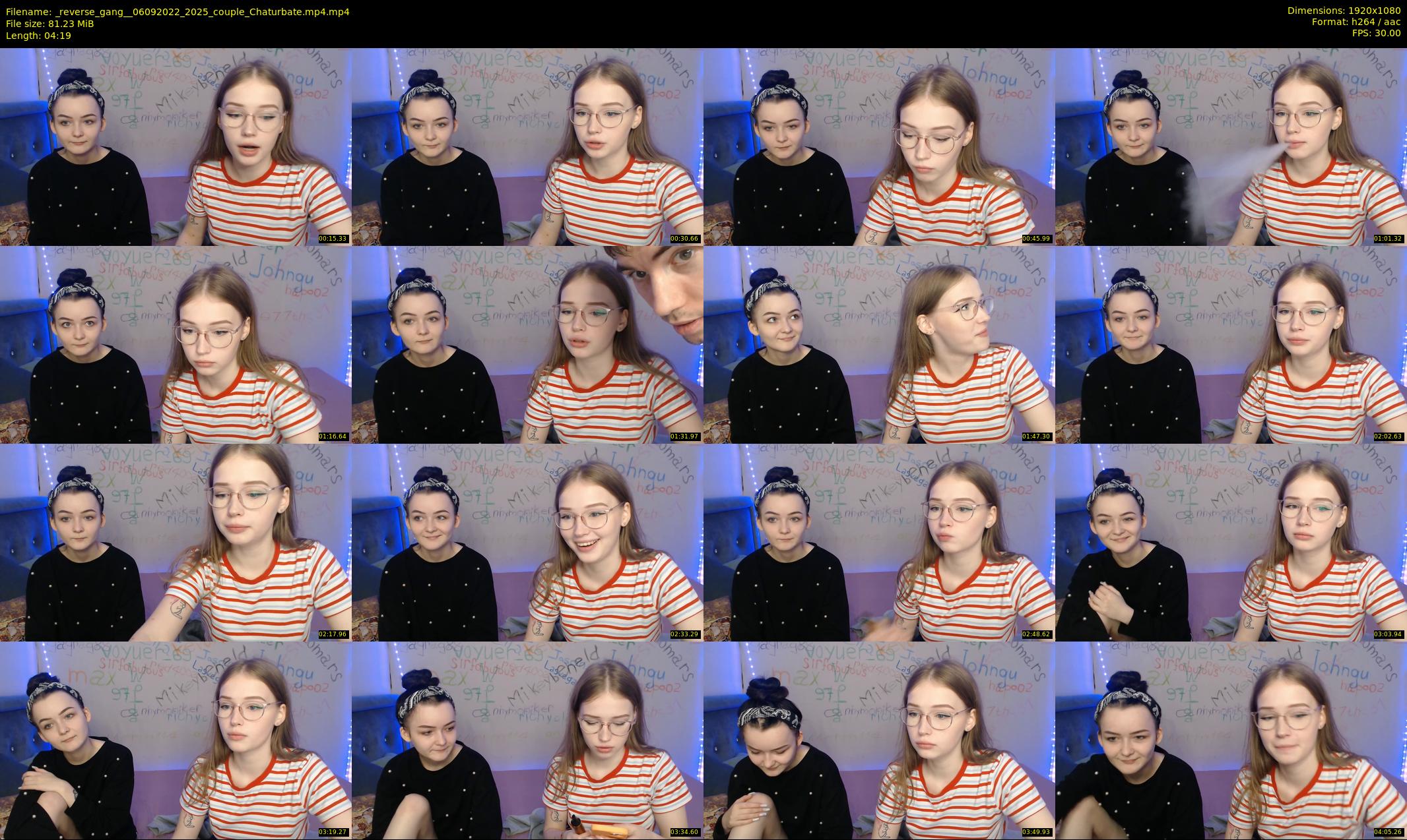 _reverse_gang_ — 5 minute Chaturbate couple cam show recording, 1080p, Sep 6, 2022